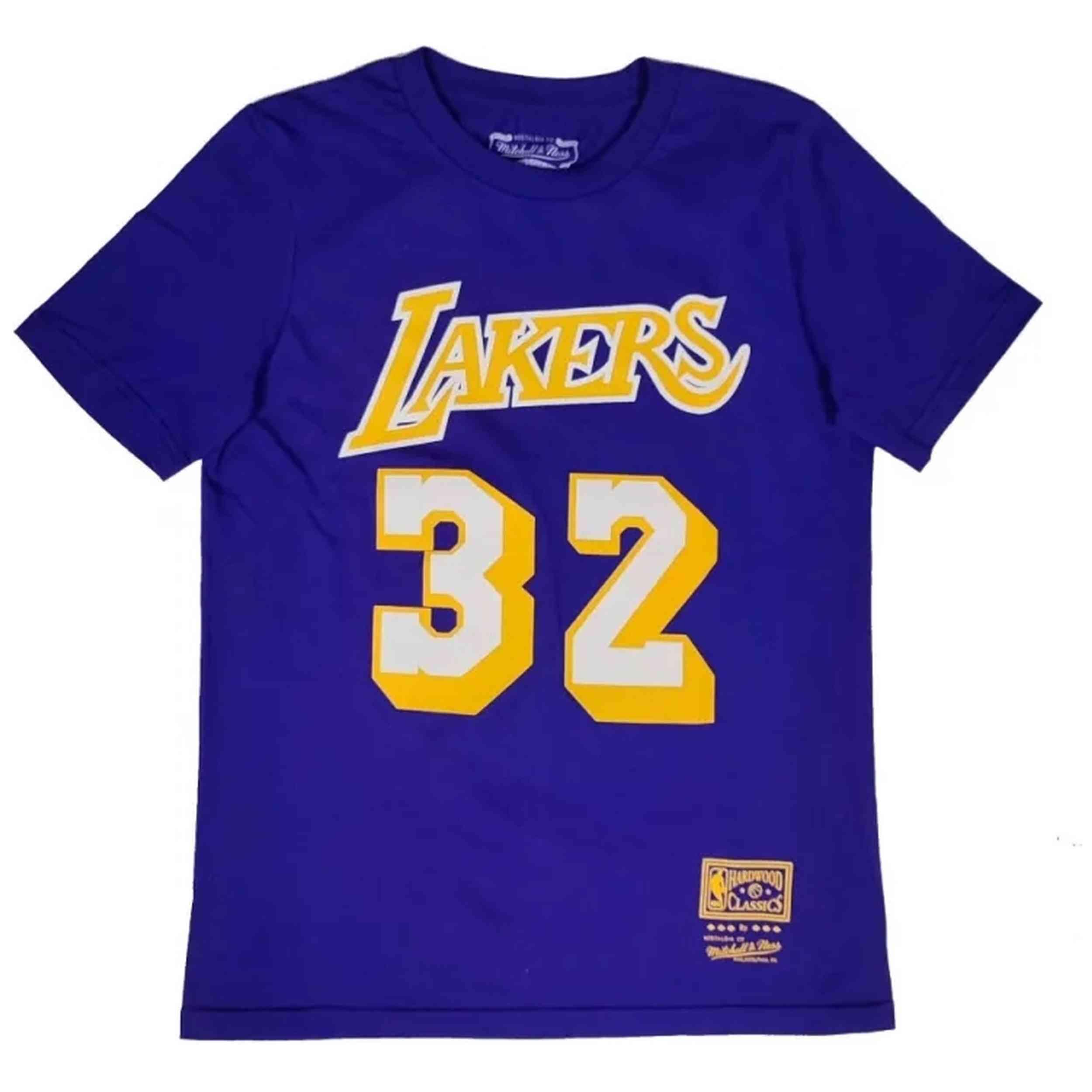 Maillot de basket Mitchell & ness modèle EN2B7BMR0N01-LAKMJ pour homme 1/2