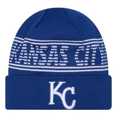 New era kanroy blauwe beanie voor heren