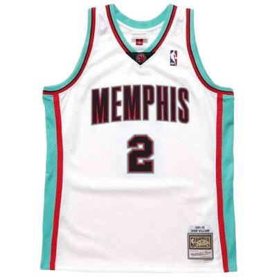 Maglia da basket Mitchell & ness modello SMJY1153-MGR01JWIWHIT per uomini