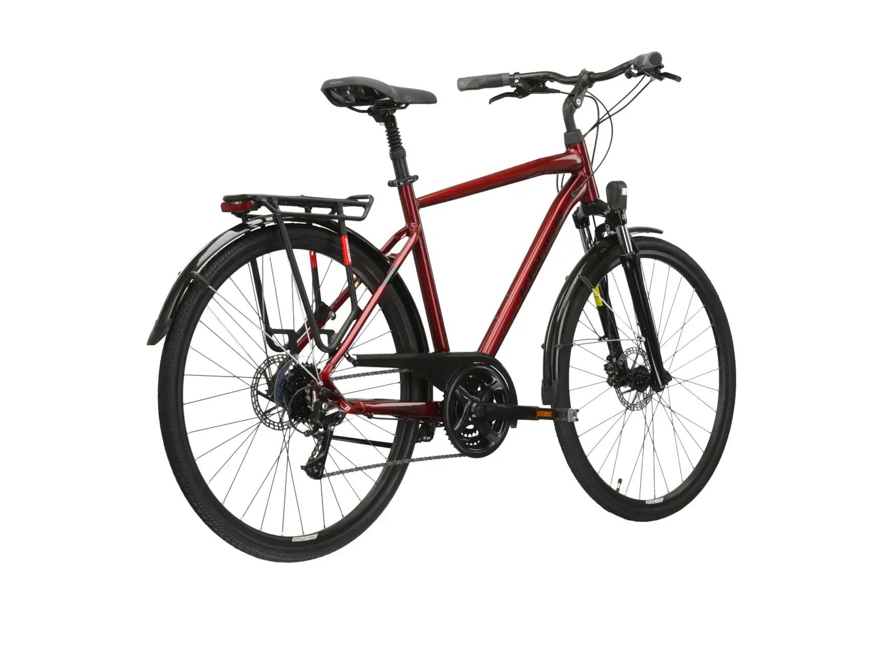 Bicicletă KROSS TRANS 4.0 28" Ruby-Negru Red Glossy M 480 mm 3/7