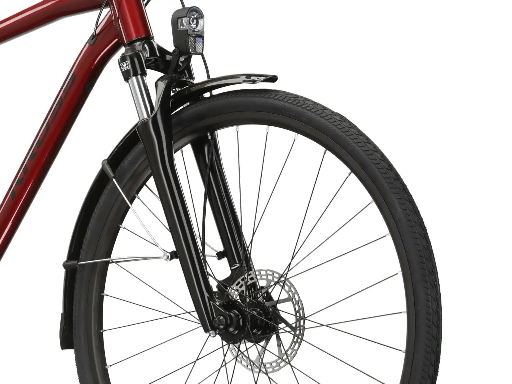Bicicletă KROSS TRANS 4.0 28" Ruby-Negru Red Glossy M 480 mm 5/7