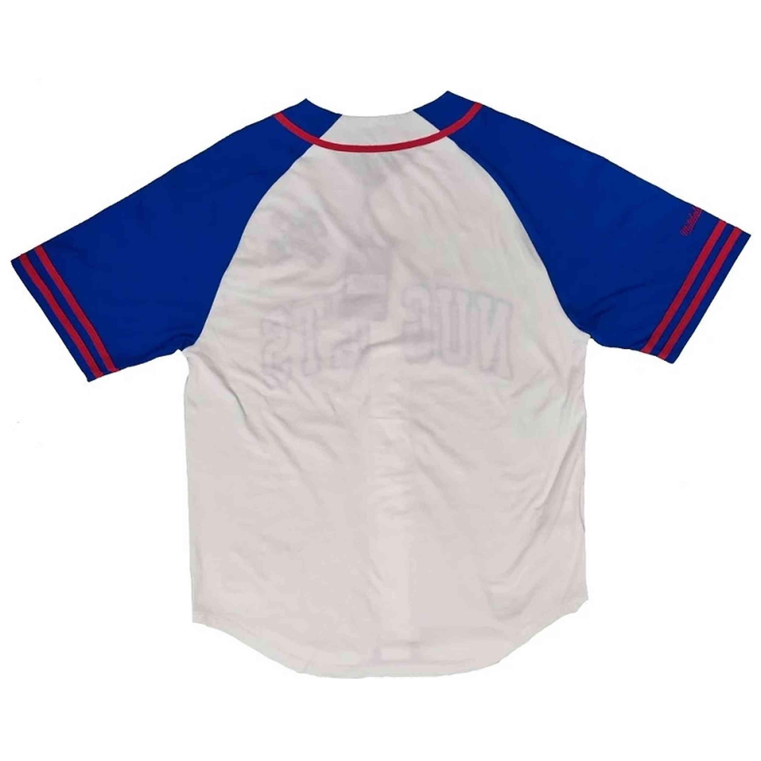 Maillot de basket Mitchell & ness modèle TBTF4994-DNUYYPPPWHIT pour homme 2/3