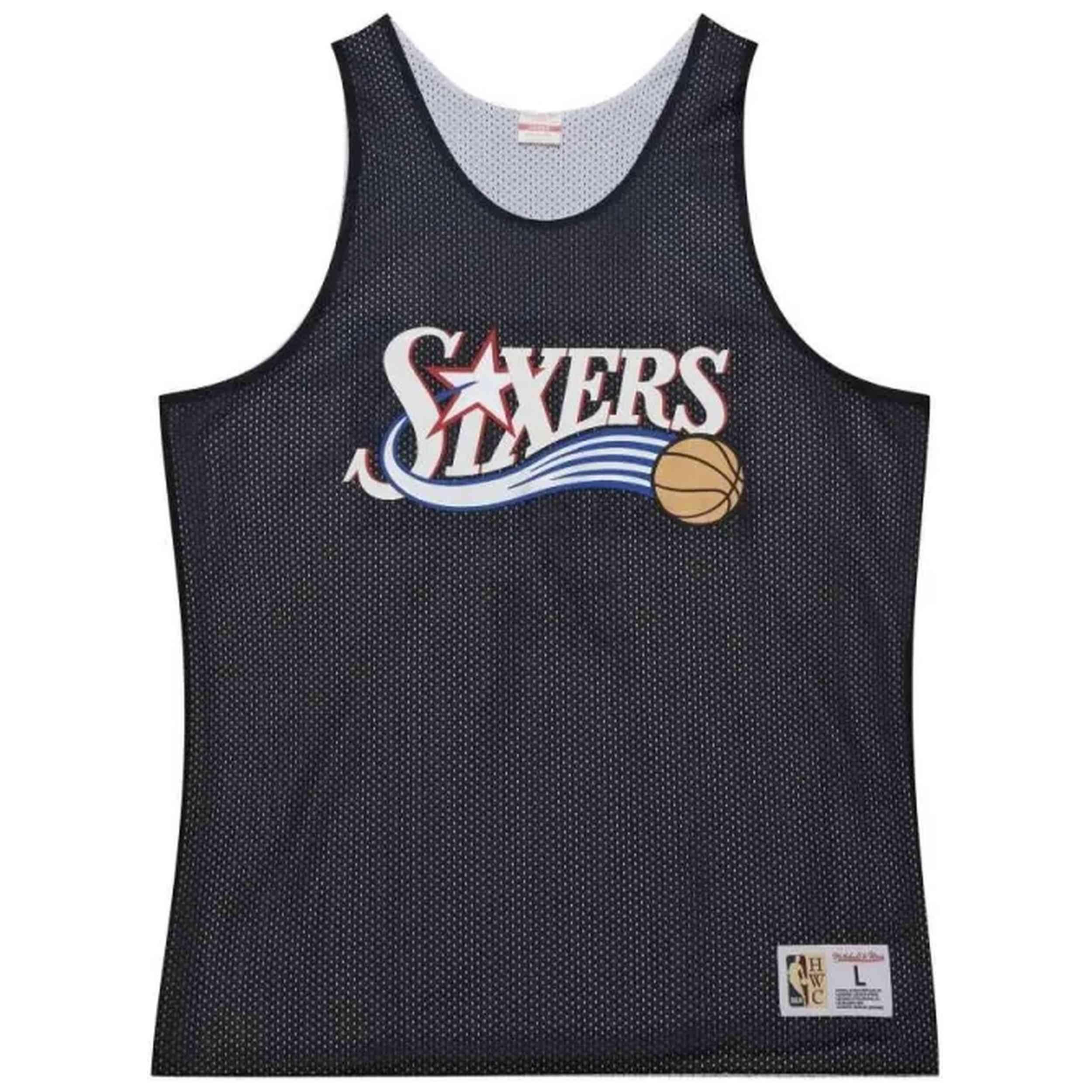 Mitchell & Ness - Maillot De Basket Mitchell & Ness Modèle Tmtk6913-p76yypppmtbk Pour Homme - Sous Maillot Sans Manche - Noir - Decathlon