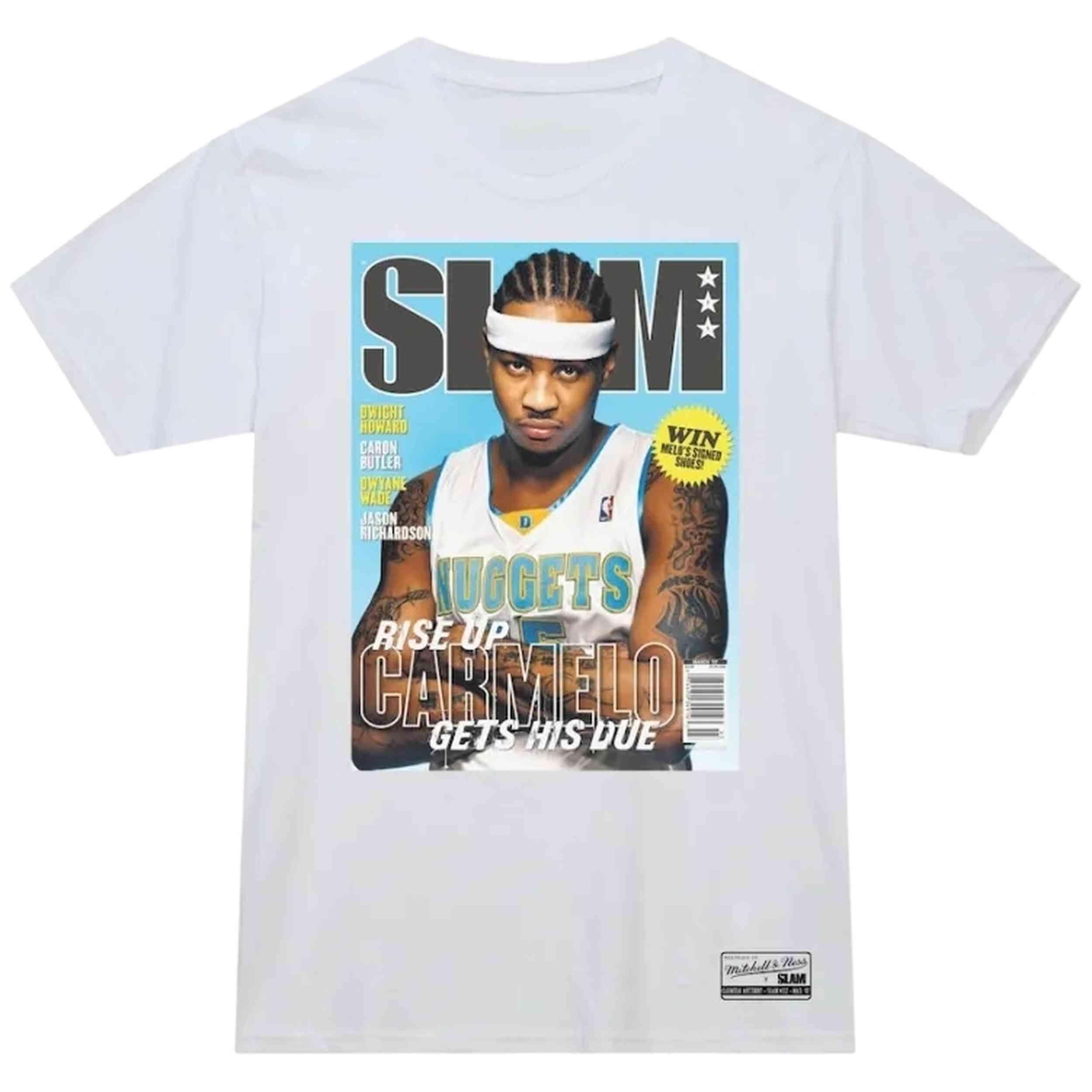 Mitchell & Ness - T-shirt Mitchell & Ness Modèle Bmtrintl1059-dnuwhitcan Pour Homme - T-shirt Manches Courtes - Blanc - Decathlon
