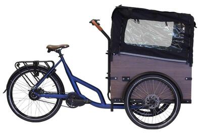 Altec xcient elektrische bakfiets 540wh, blauw