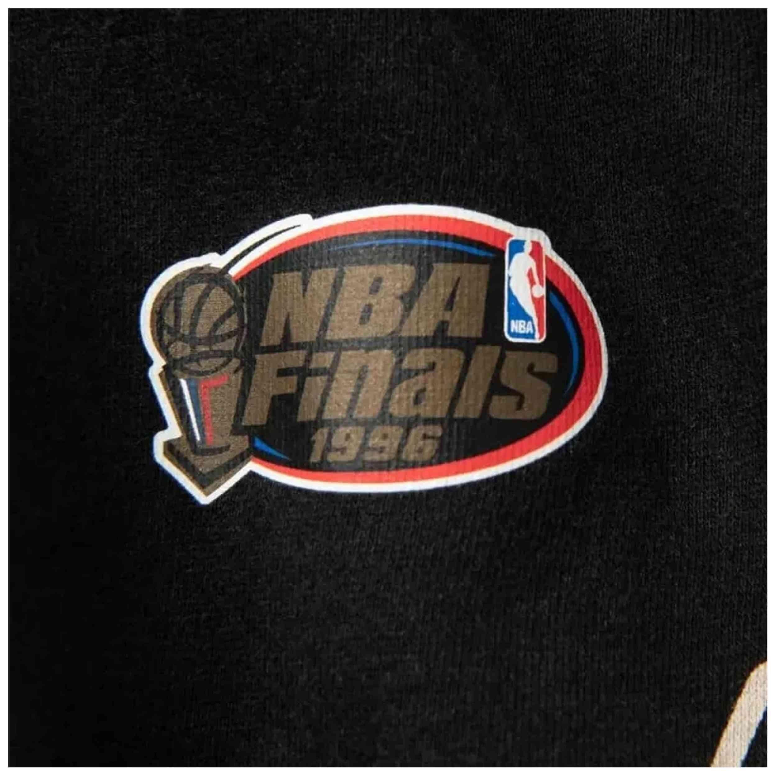 Sweat à capuche Mitchell & ness modèle HDLSINTL870-CBUBLCK pour homme 4/4