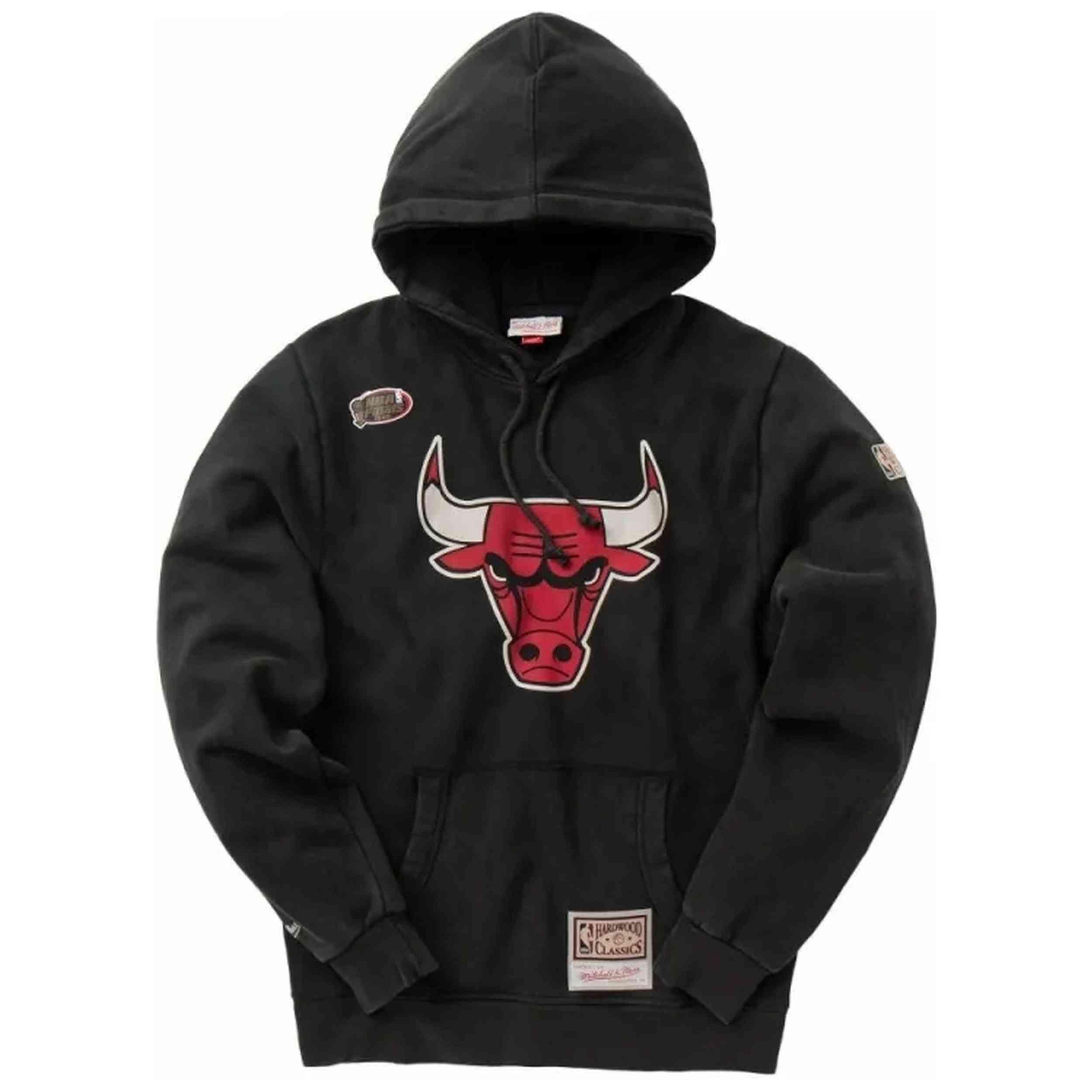 Sweat à capuche Mitchell & ness modèle HDLSINTL870-CBUBLCK pour homme 1/4