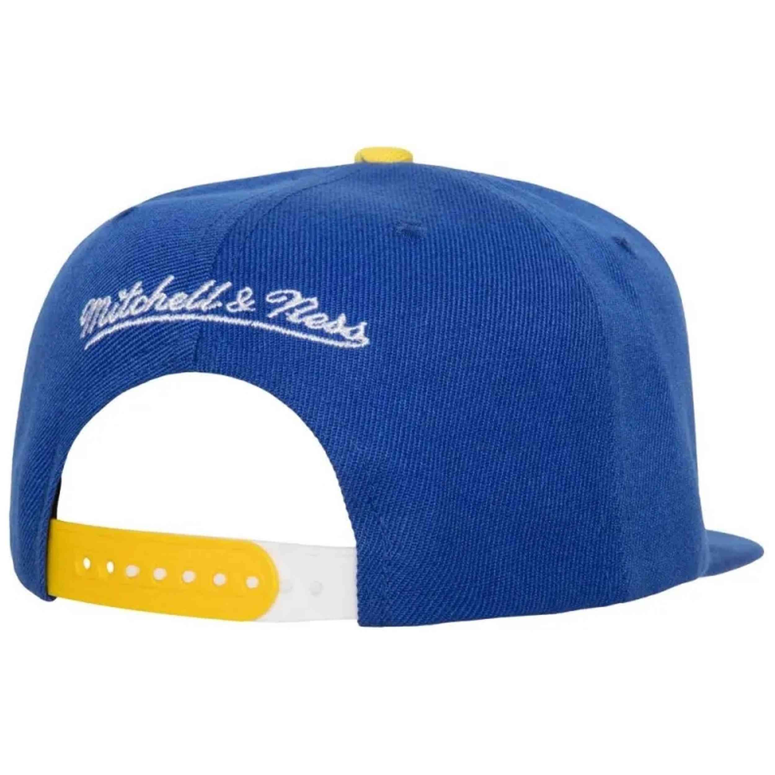 Casquette Mitchell & ness modèle HHSS5469-GSWYYPPPBLUE pour homme 2/3
