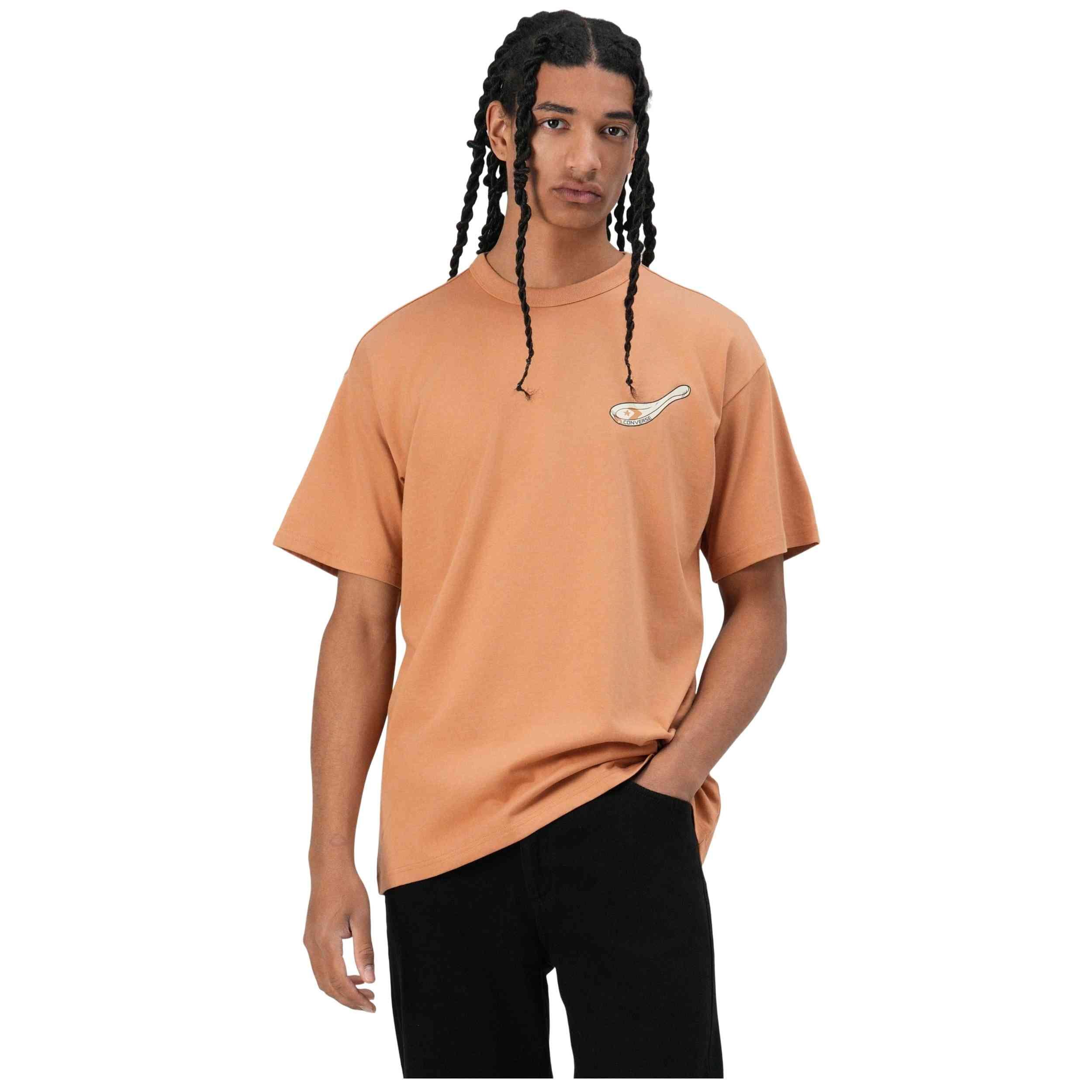 Maglia a maniche corte Converse modello 10027737-A03 per uomini 4/4