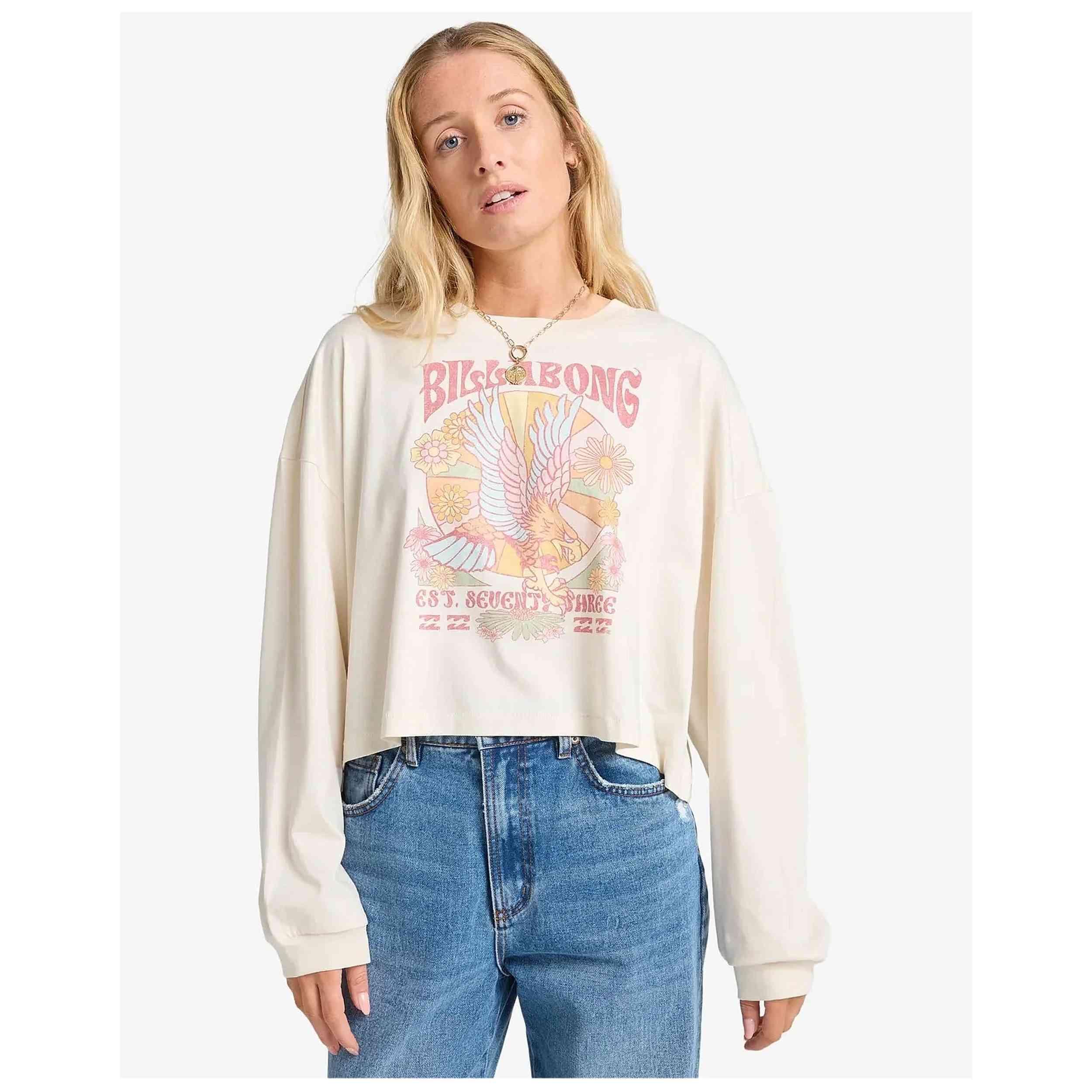 Camiseta de manga larga Billabong modelo EBJZT00490-WCP para mujer 3/5
