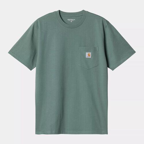 T-shirt Carhartt wip modèle I030434-PINE pour unisexe 3/4