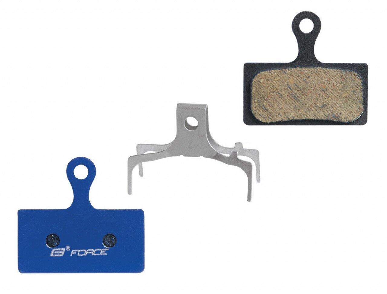 Placute frana Force pentru Shimano XTR/XT/SLX, metalice (Fe) cu arc