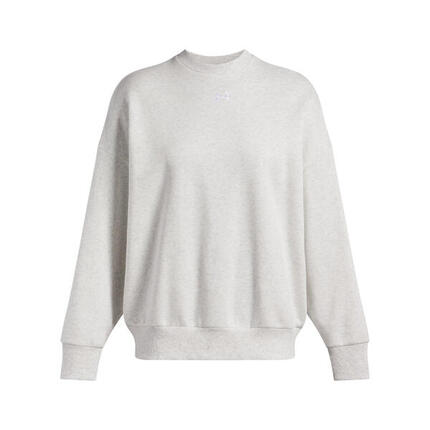 Oversized ronde hals sweatshirt voor dames Under Armour Icon Fleece