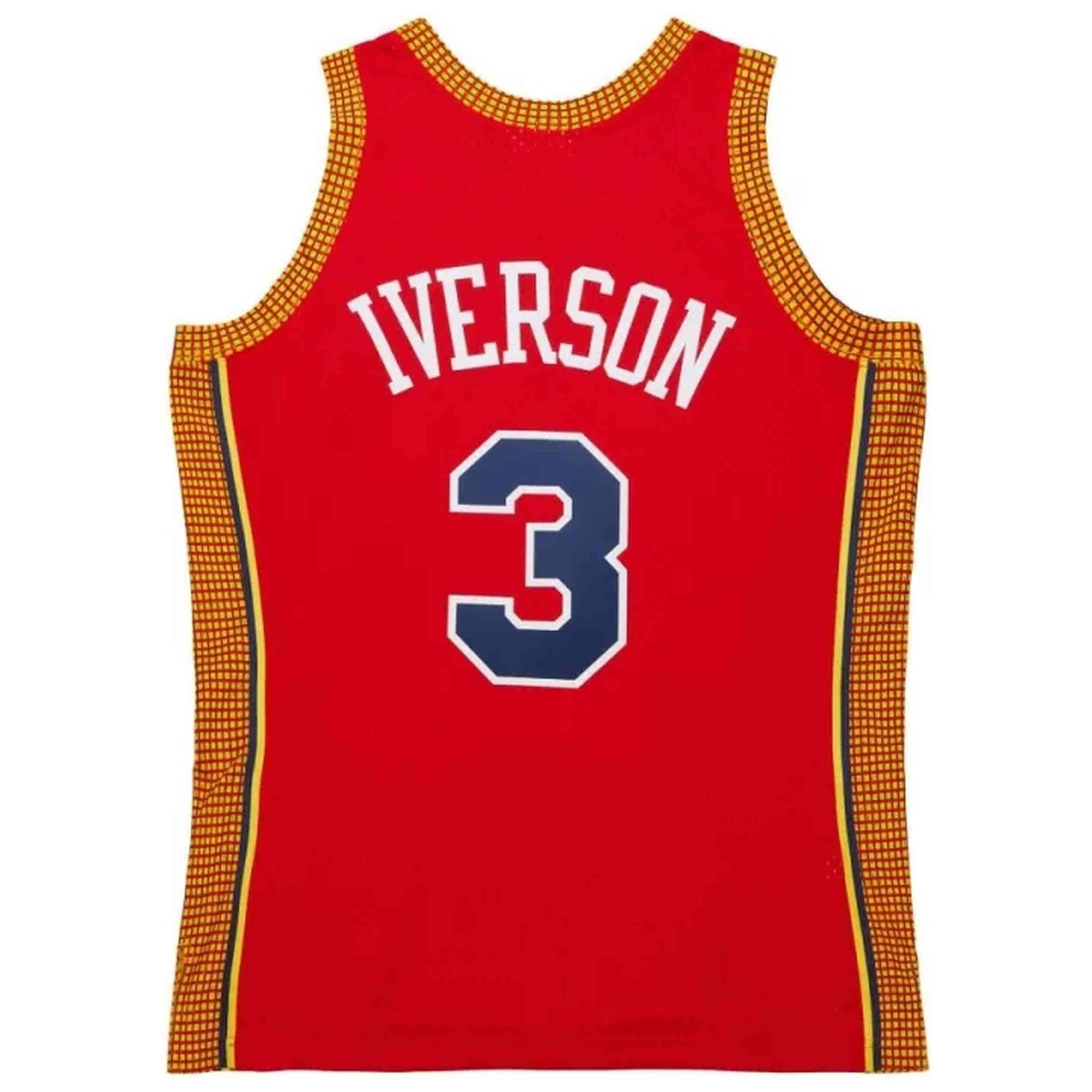 Maillot de basket Mitchell & ness modèle SMJY6120-P7604AIVLTRD pour homme 2/4