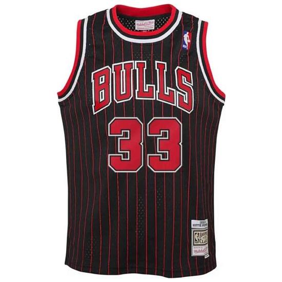 Maillot de basket Mitchell & ness modèle EN2B7BLTO-BULSP pour unisexe enfants