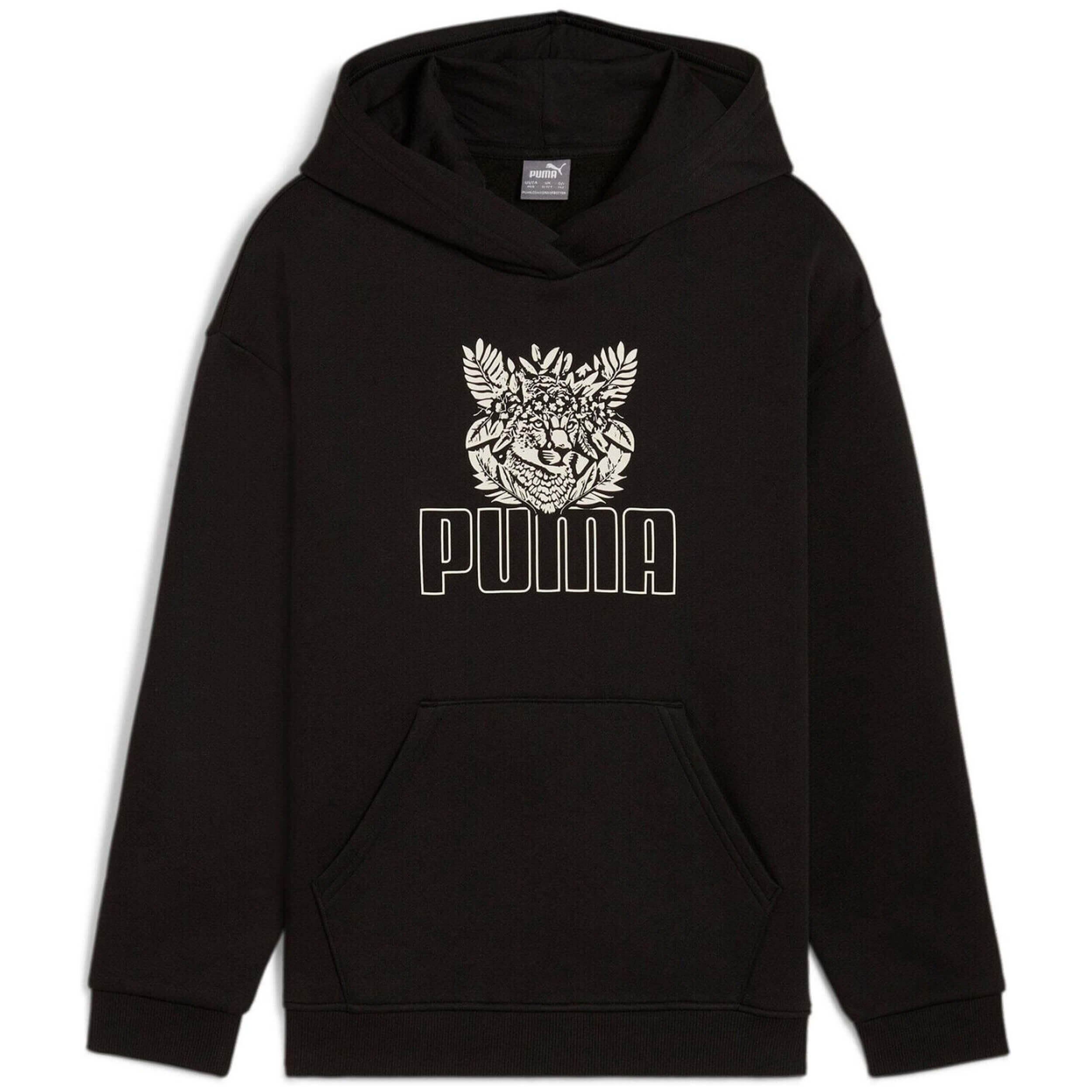 Felpa con cappuccio Puma modello 681827-01 per unisex ragazzi 1/5