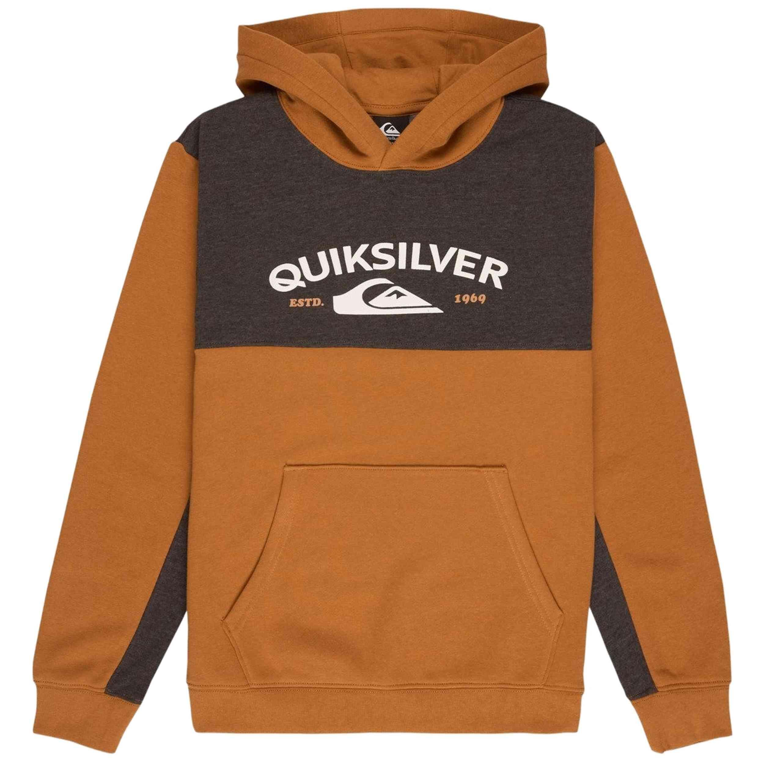 Felpa con cappuccio Quiksilver modello EQBFT03948-CMD0 per ragazzi 1/4