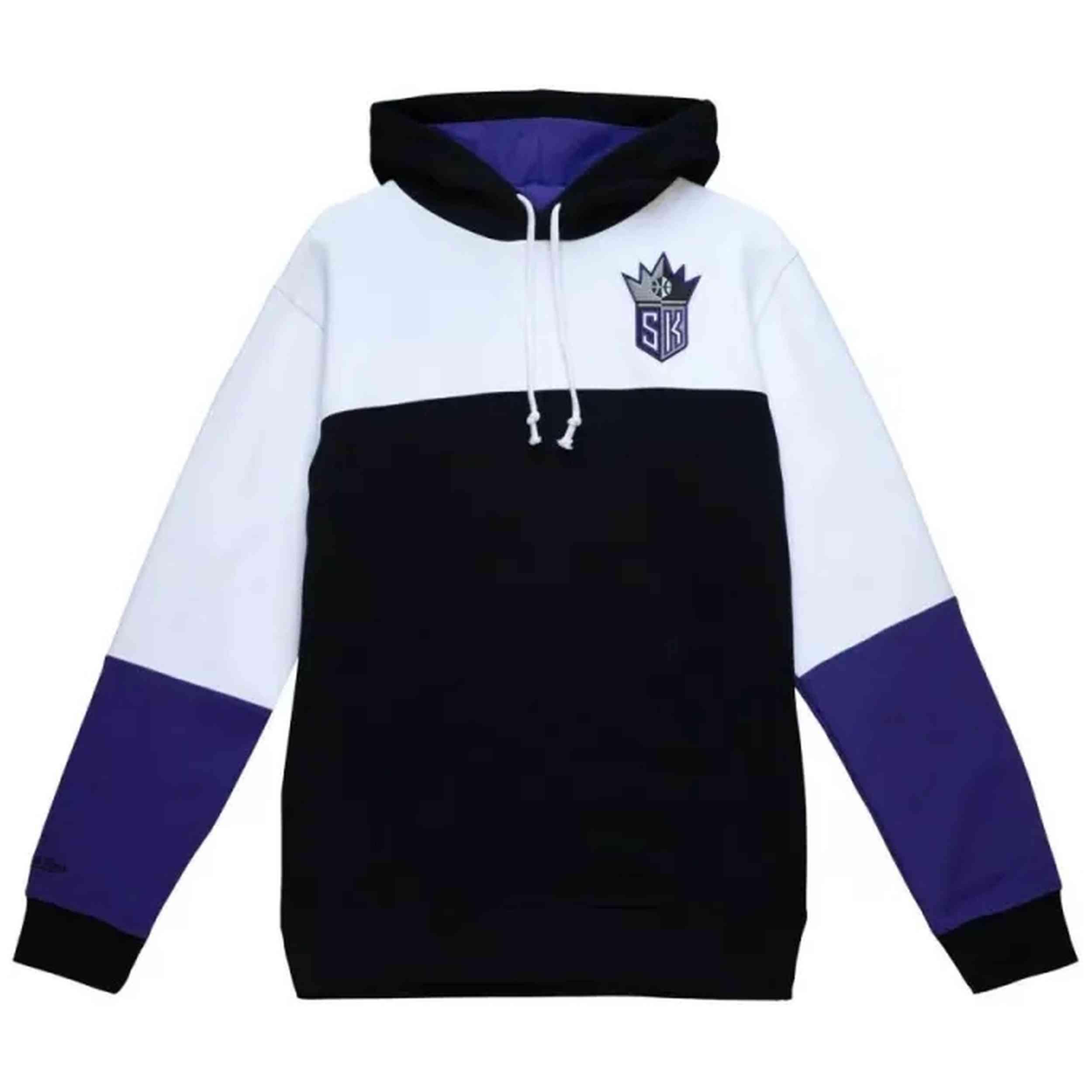 Sweat à capuche Mitchell & ness modèle FPHD1217-SKIYYPPPBKWH pour unisexe 1/2
