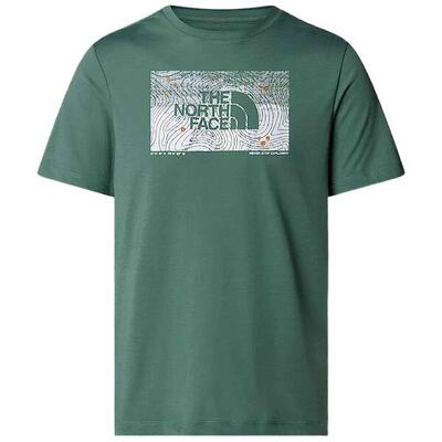 T-shirt met korte mouwen the north face model nf0a8bqvhch1 voor unisex