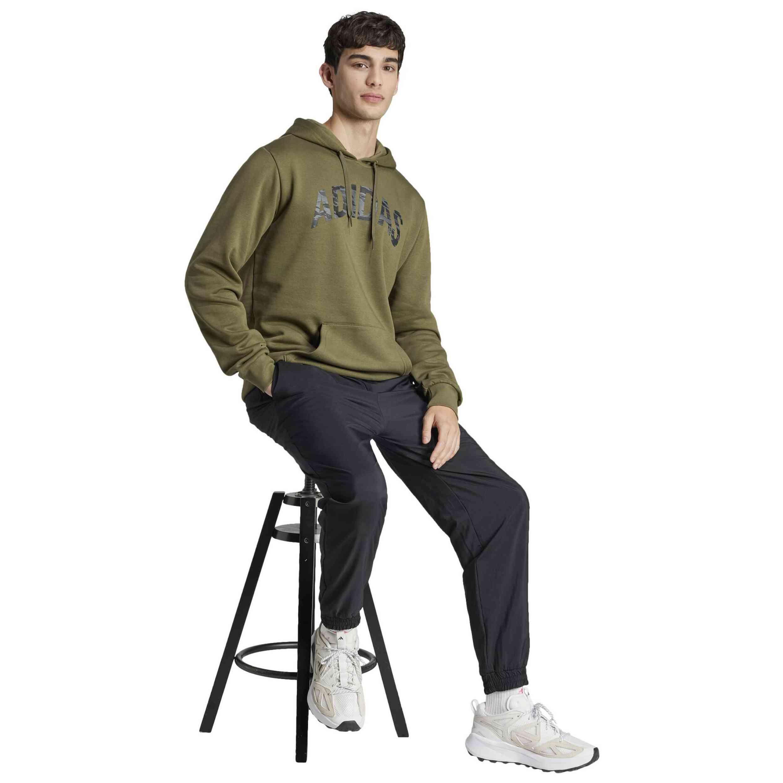 Sweat à capuche Adidas modèle JI6765 pour unisexe enfants 3/5