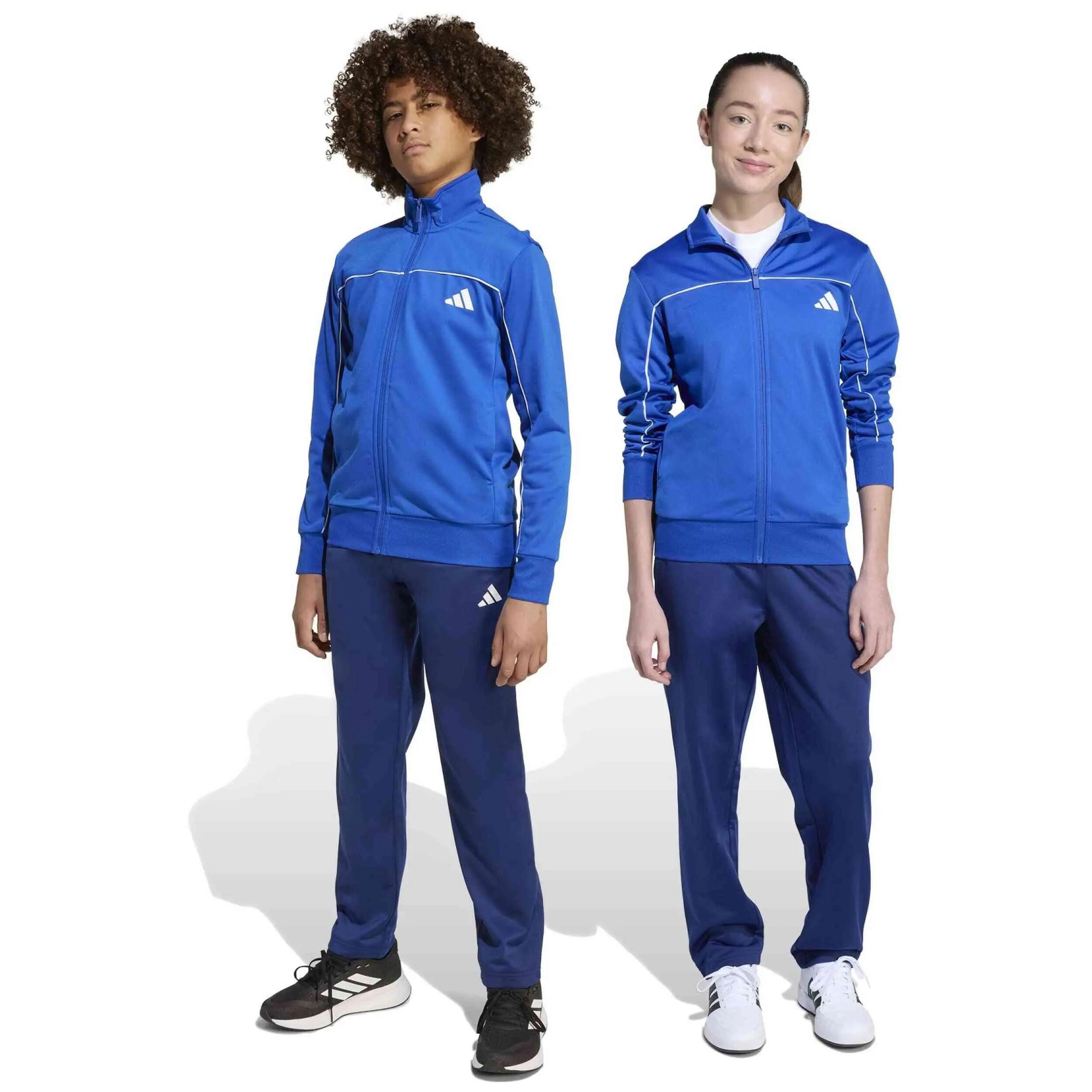 Tuta completa Adidas modello JX0204 per unisex ragazzi 3/9