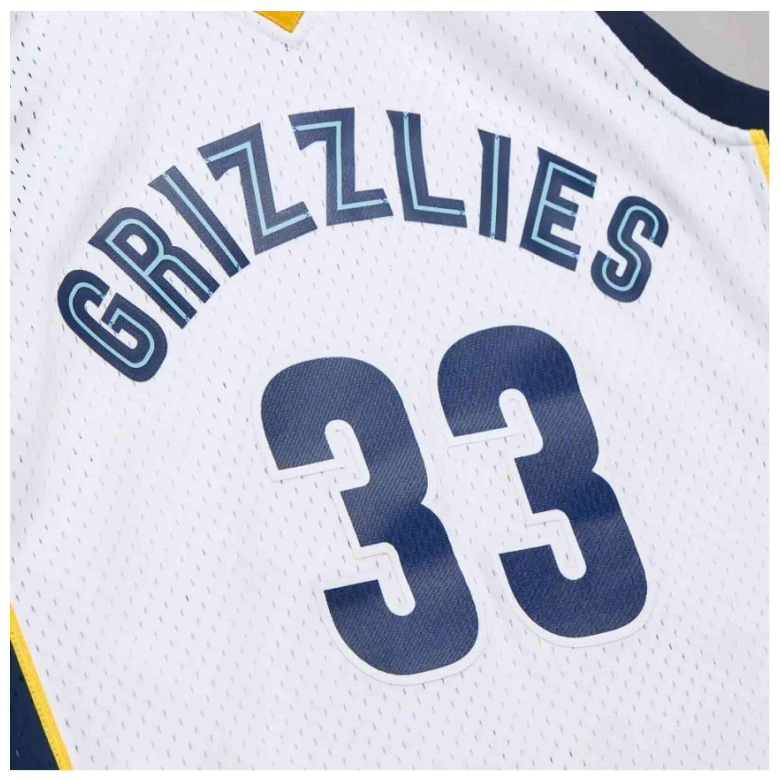 Maillot de basket Mitchell & ness modèle SMJY7856-MGR10MGSWHIT pour homme 3/4