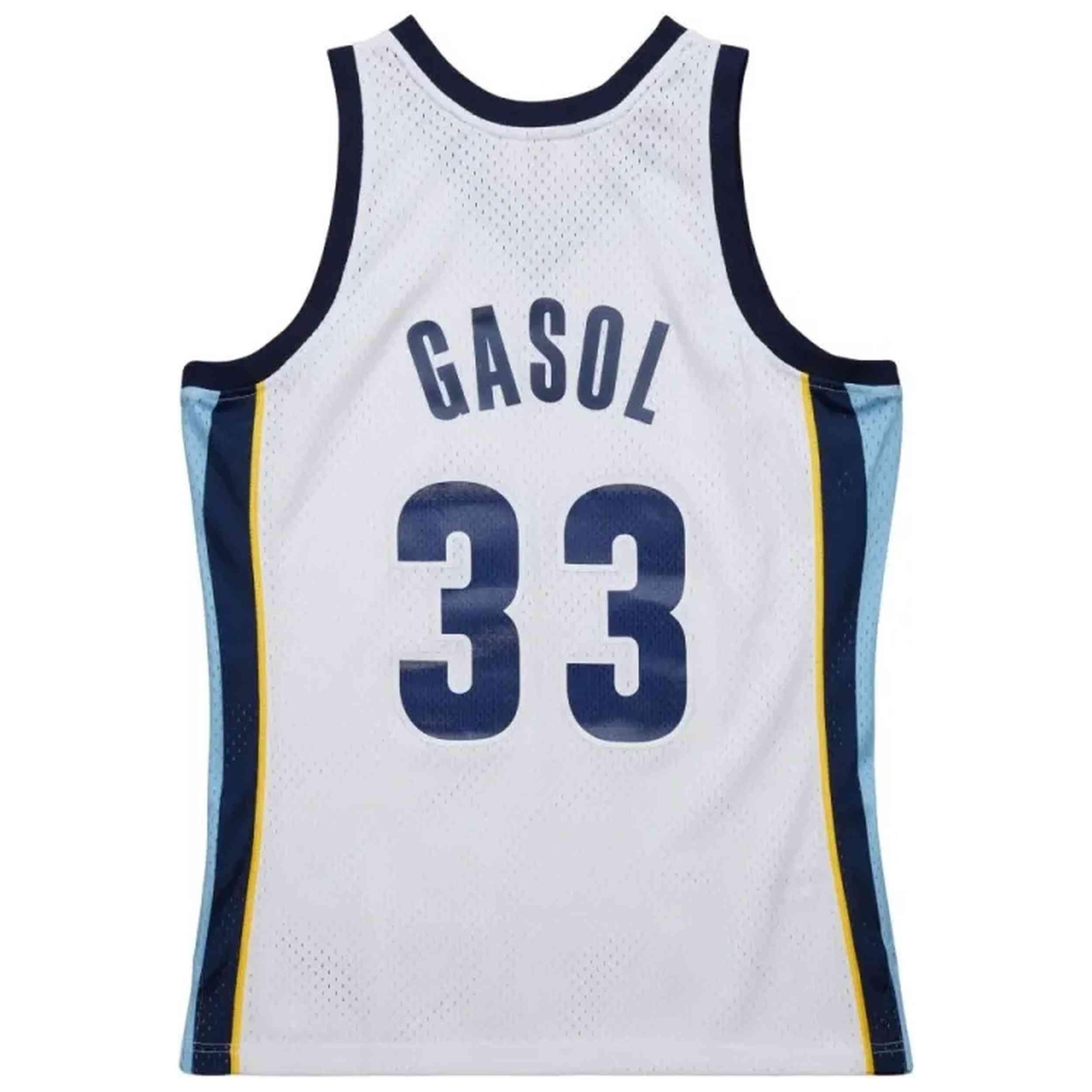 Maillot de basket Mitchell & ness modèle SMJY7856-MGR10MGSWHIT pour homme 2/4