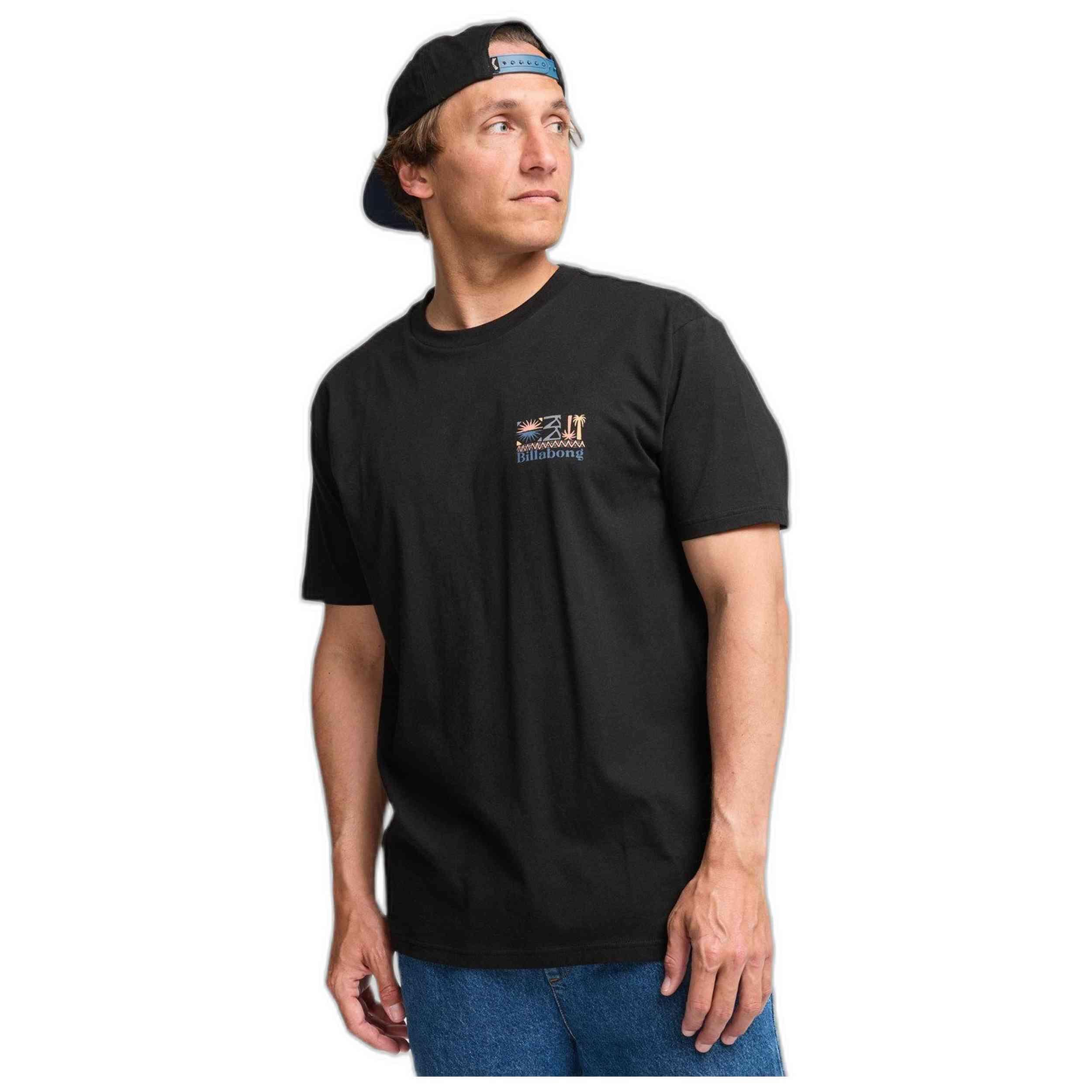 Maglia a maniche corte Billabong modello EBYZT00364-BLK per uomini 5/5