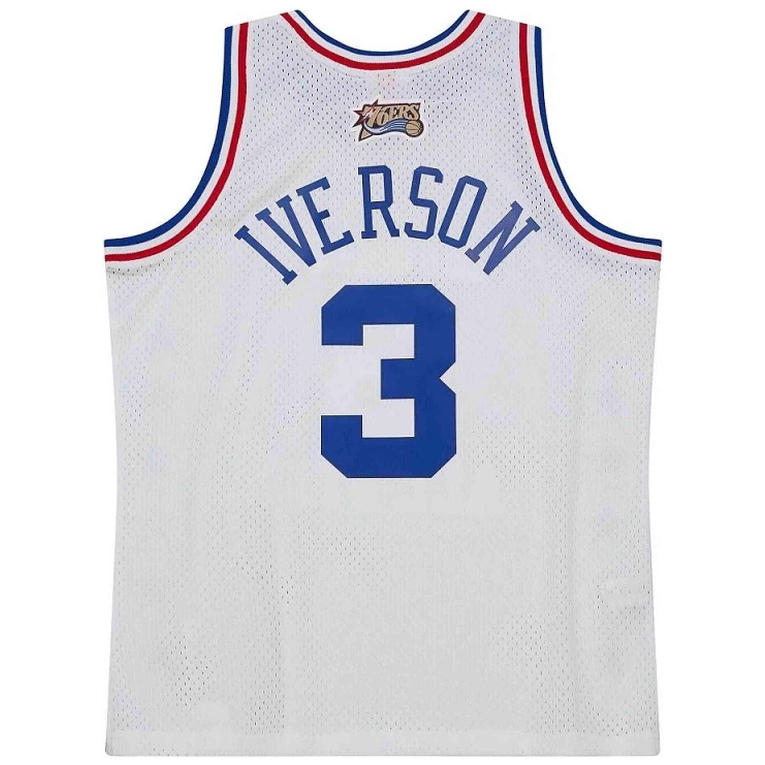 Maillot de basket Mitchell & ness modèle SMJY5292-ASE03AIVWHIT pour homme 2/3