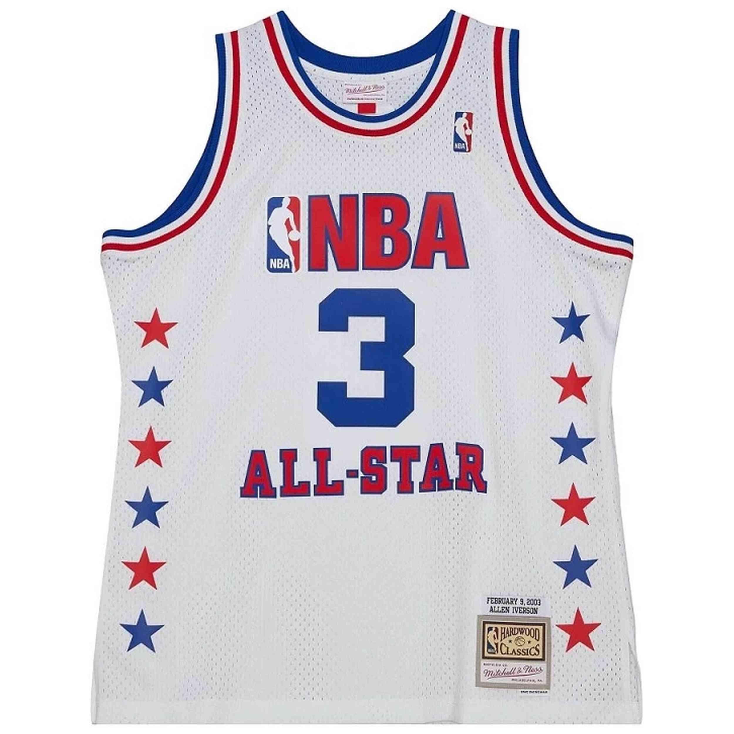 Maillot de basket Mitchell & ness modèle SMJY5292-ASE03AIVWHIT pour homme 1/3