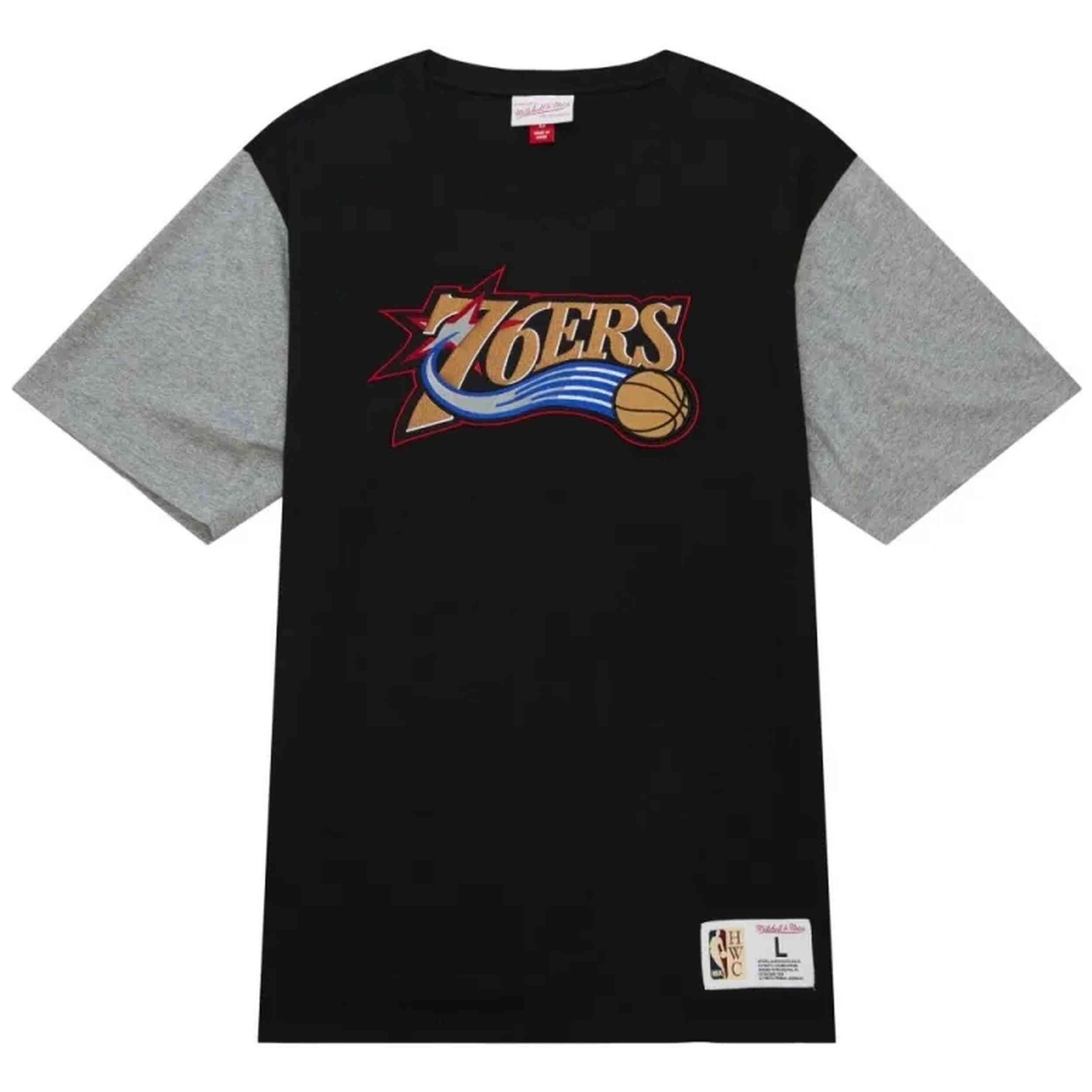 Camiseta de manga corta Mitchell & ness modelo TCRW1222-P76YYPPPBLCK para unisex 2/3