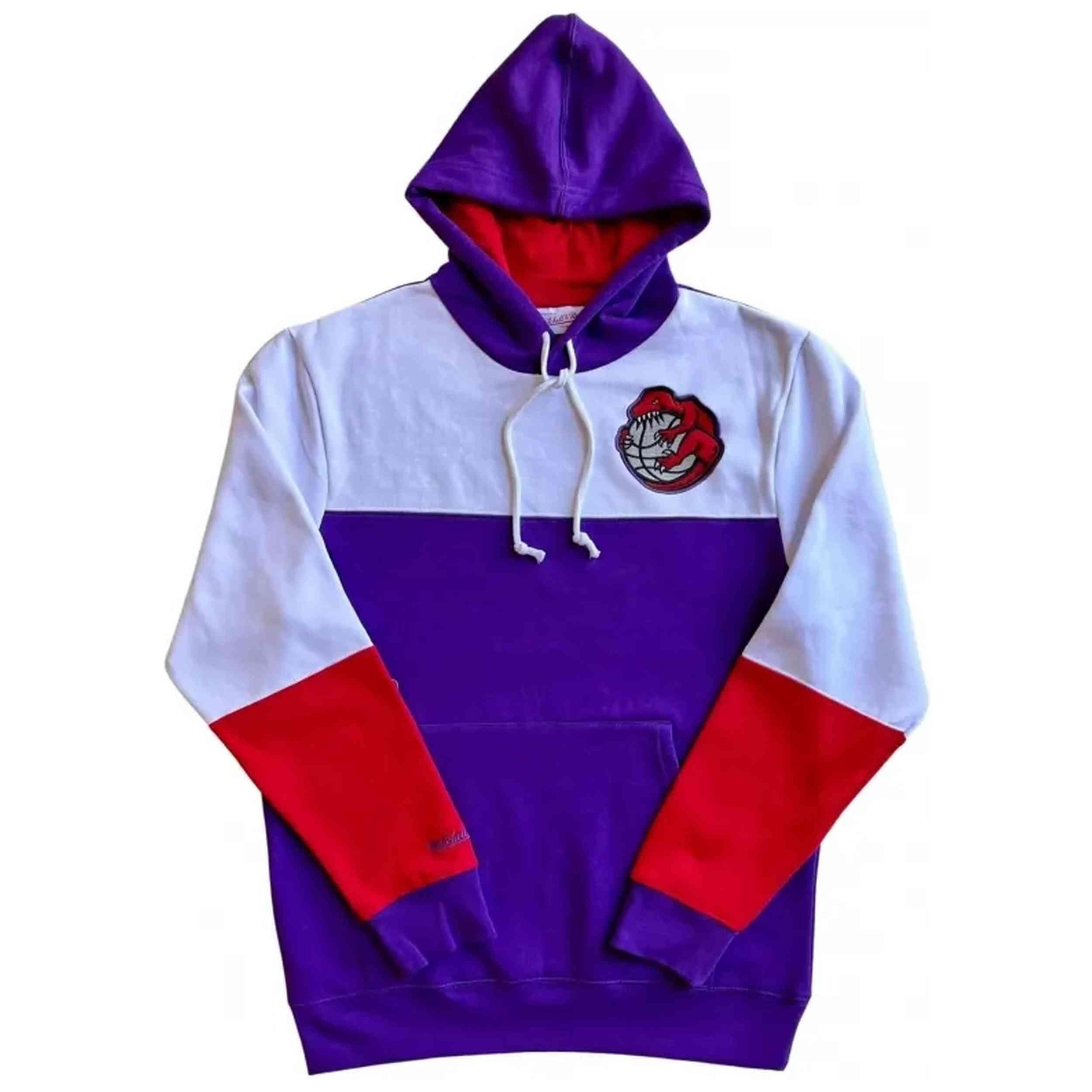 Sweat à capuche Mitchell & ness modèle FPHD1217-TRAYYPPPPRWH pour unisexe 2/4