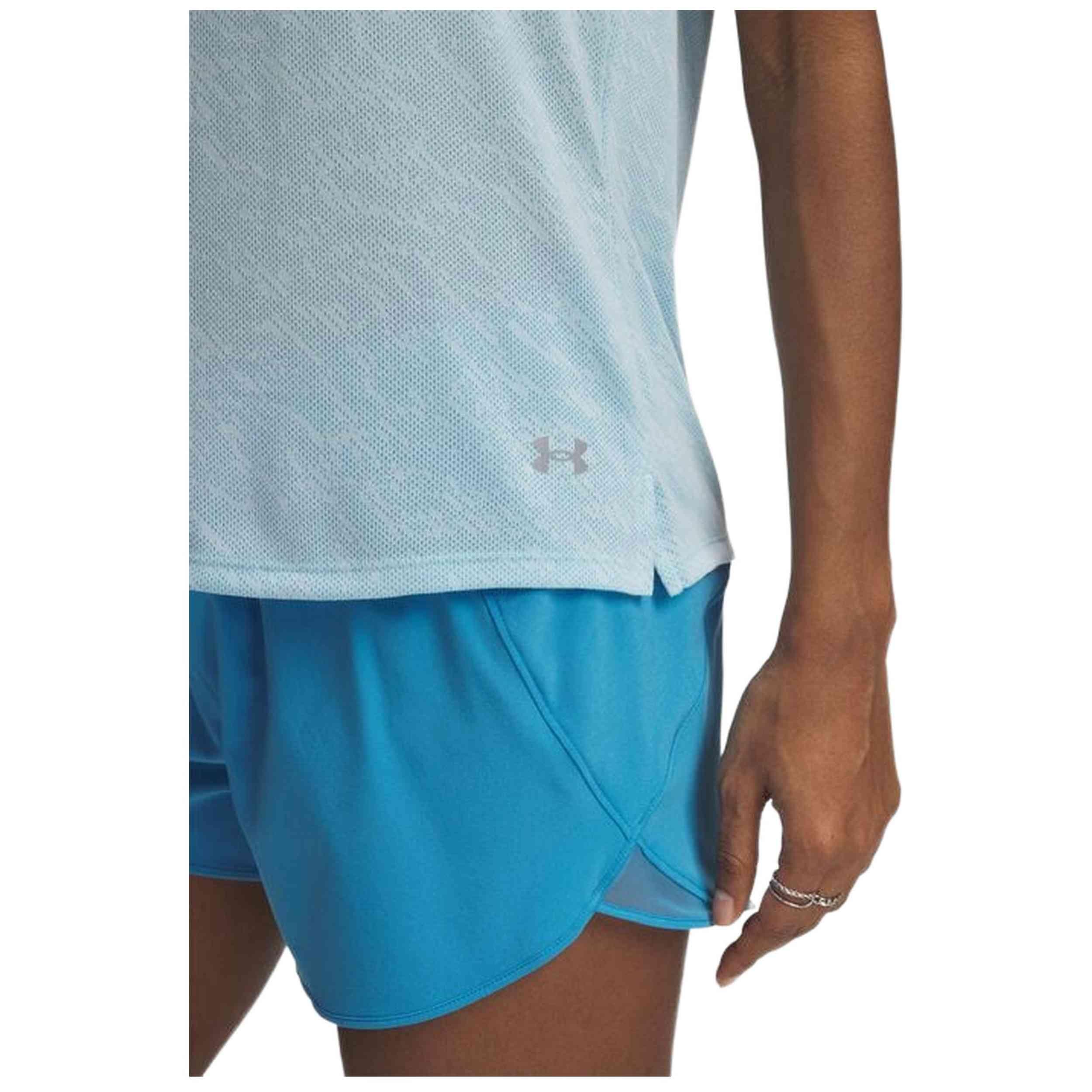 Maglia a maniche corte Under armour modello 1386337-494 per donne 3/3