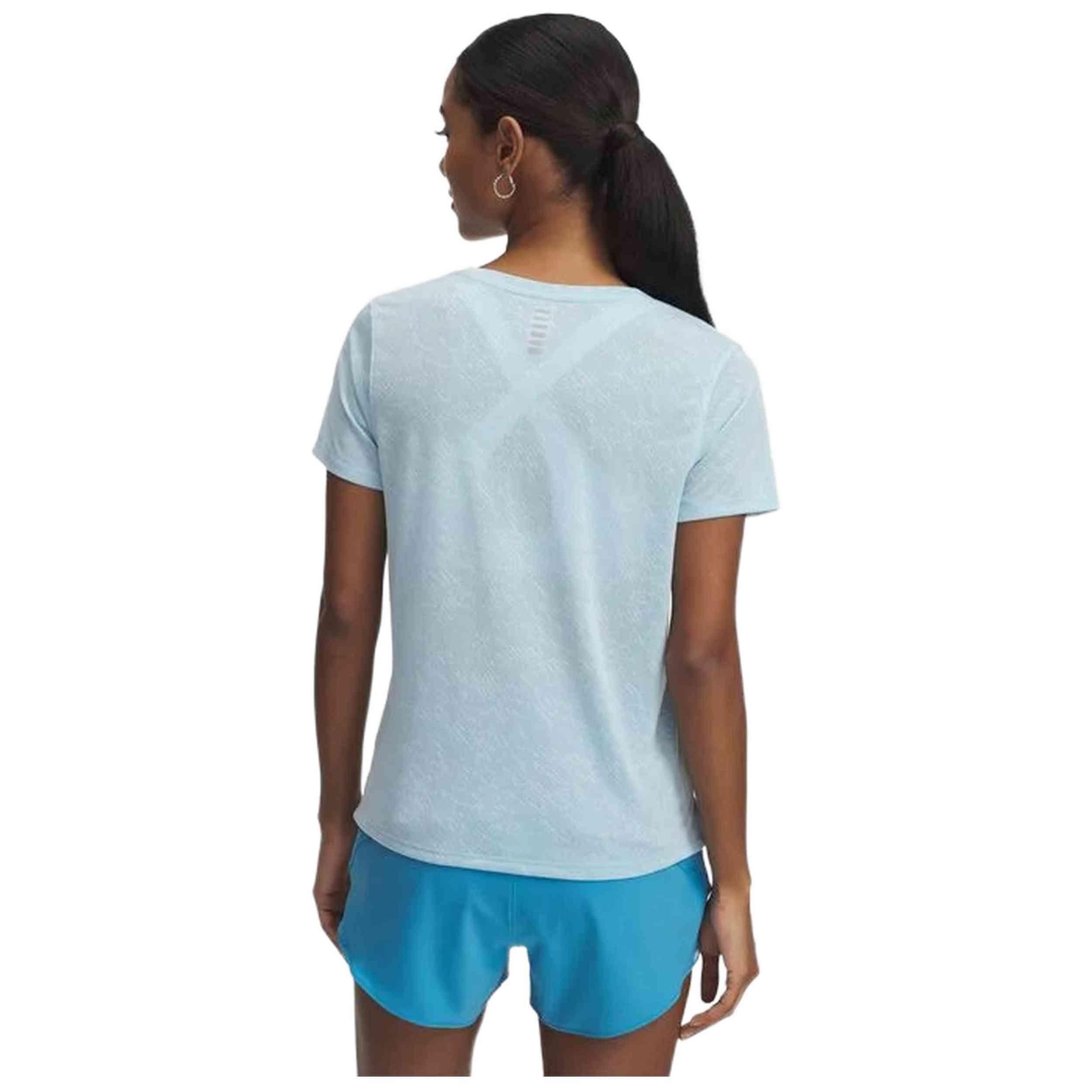 Maglia a maniche corte Under armour modello 1386337-494 per donne 2/3