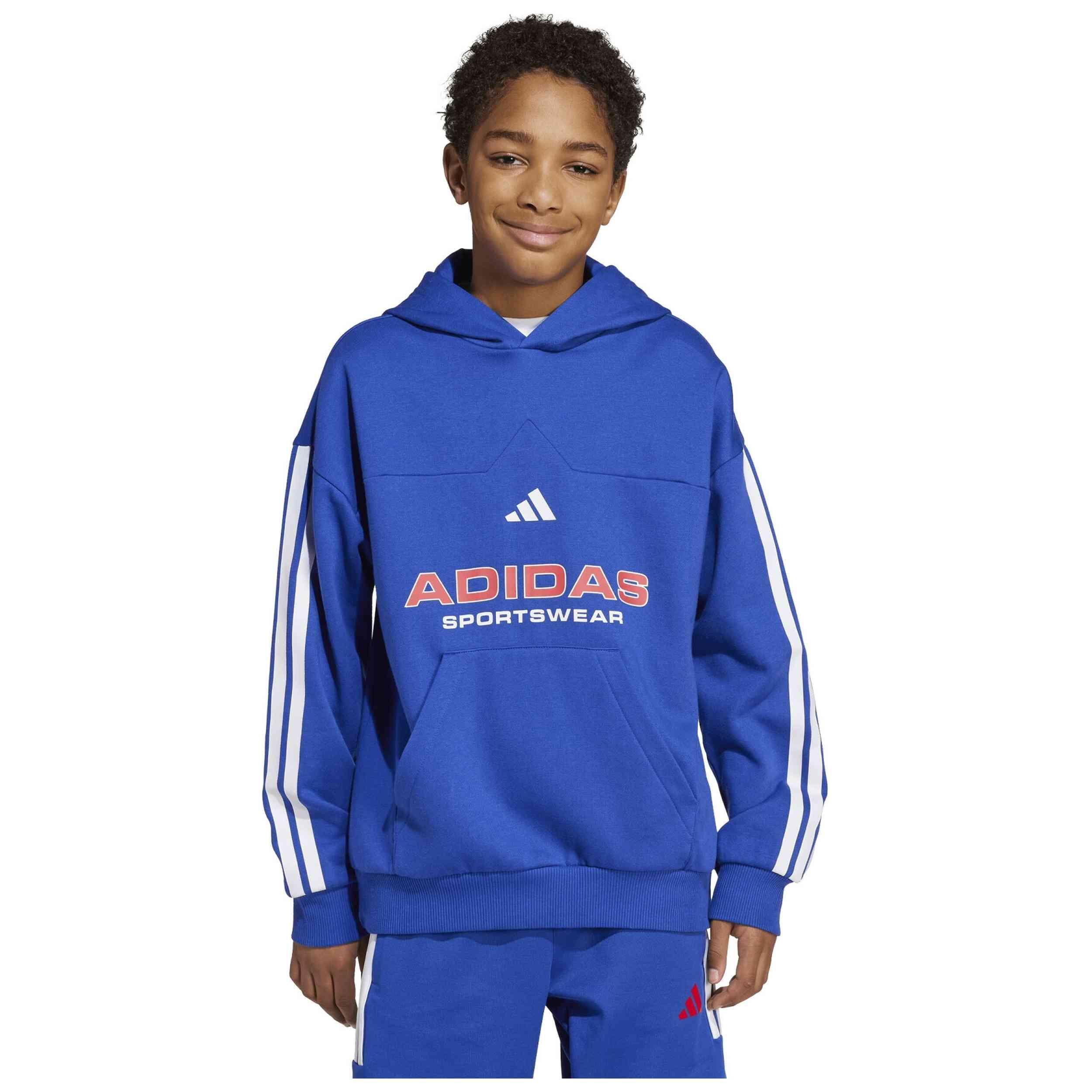 Felpa con cappuccio Adidas modello KB7712 per ragazzi 2/5
