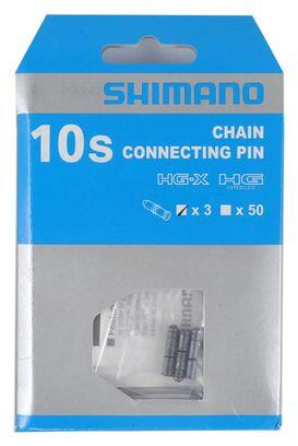 Zestaw nitów do bardzo wąskich złączników łańcucha Shimano 10 biegów (x3)