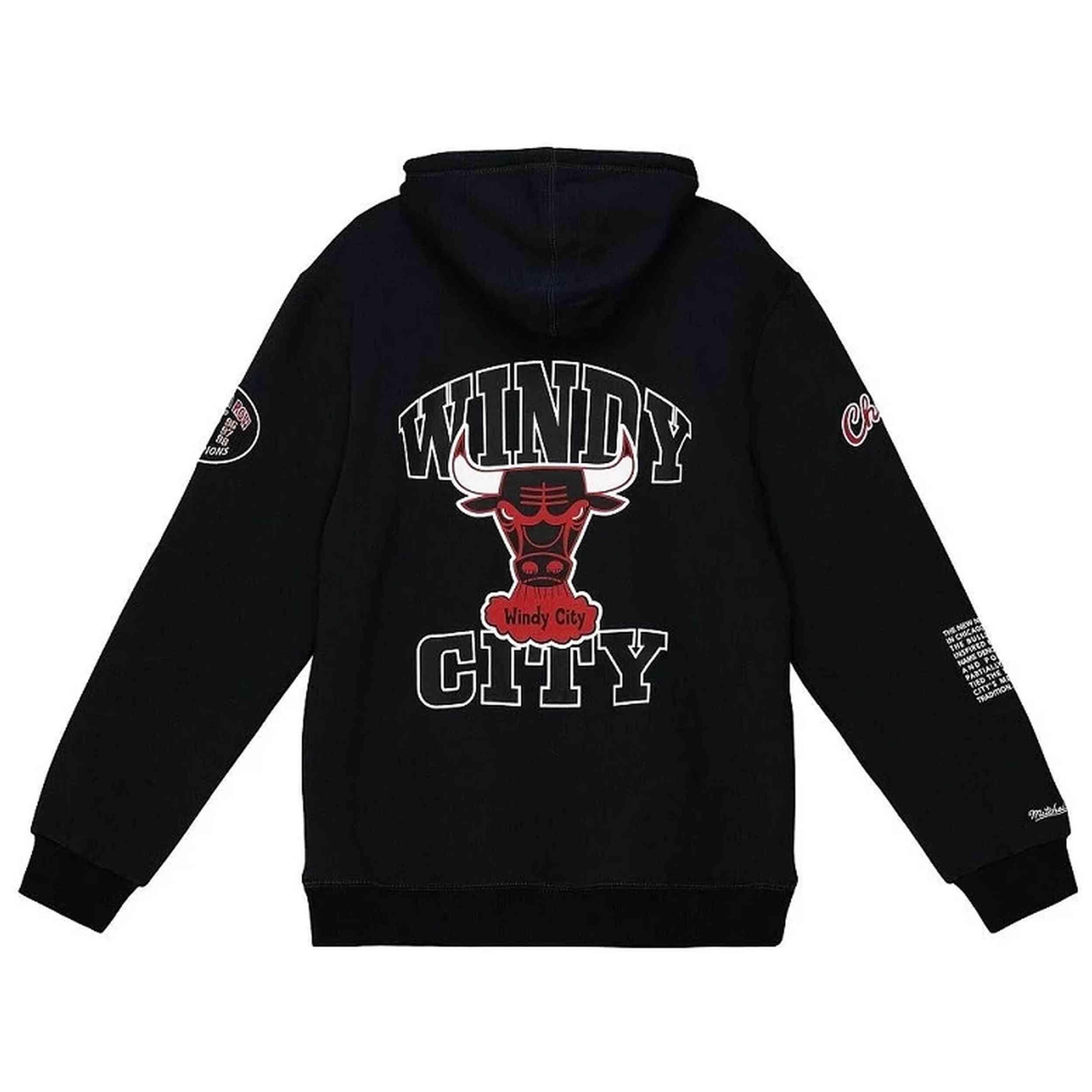 Sweat à capuche Mitchell & ness modèle FPHD4849-CBUYYPPPBLCK pour homme 2/2