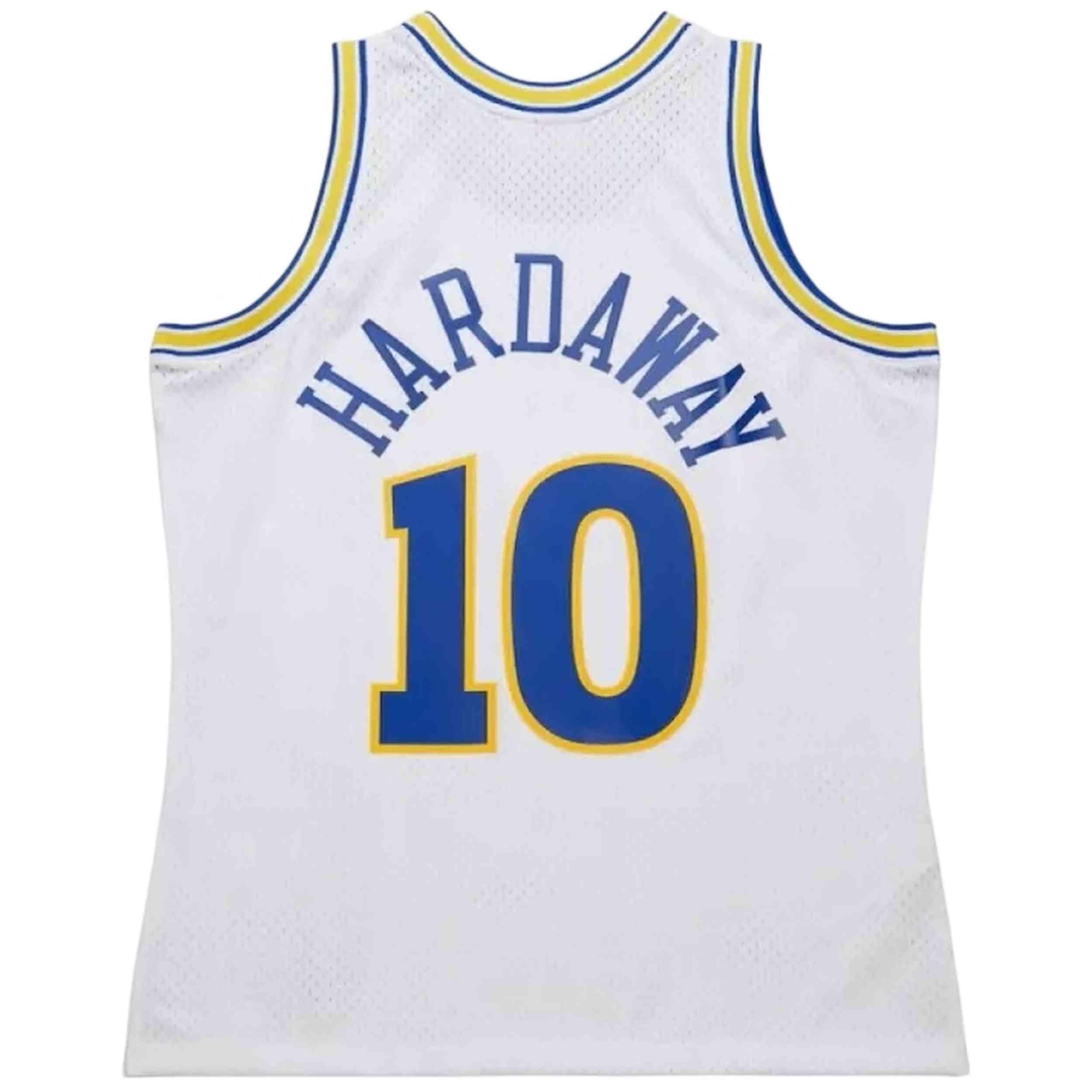 Maillot de basket Mitchell & ness modèle JY10739-GSWWHIT pour unisexe 3/3