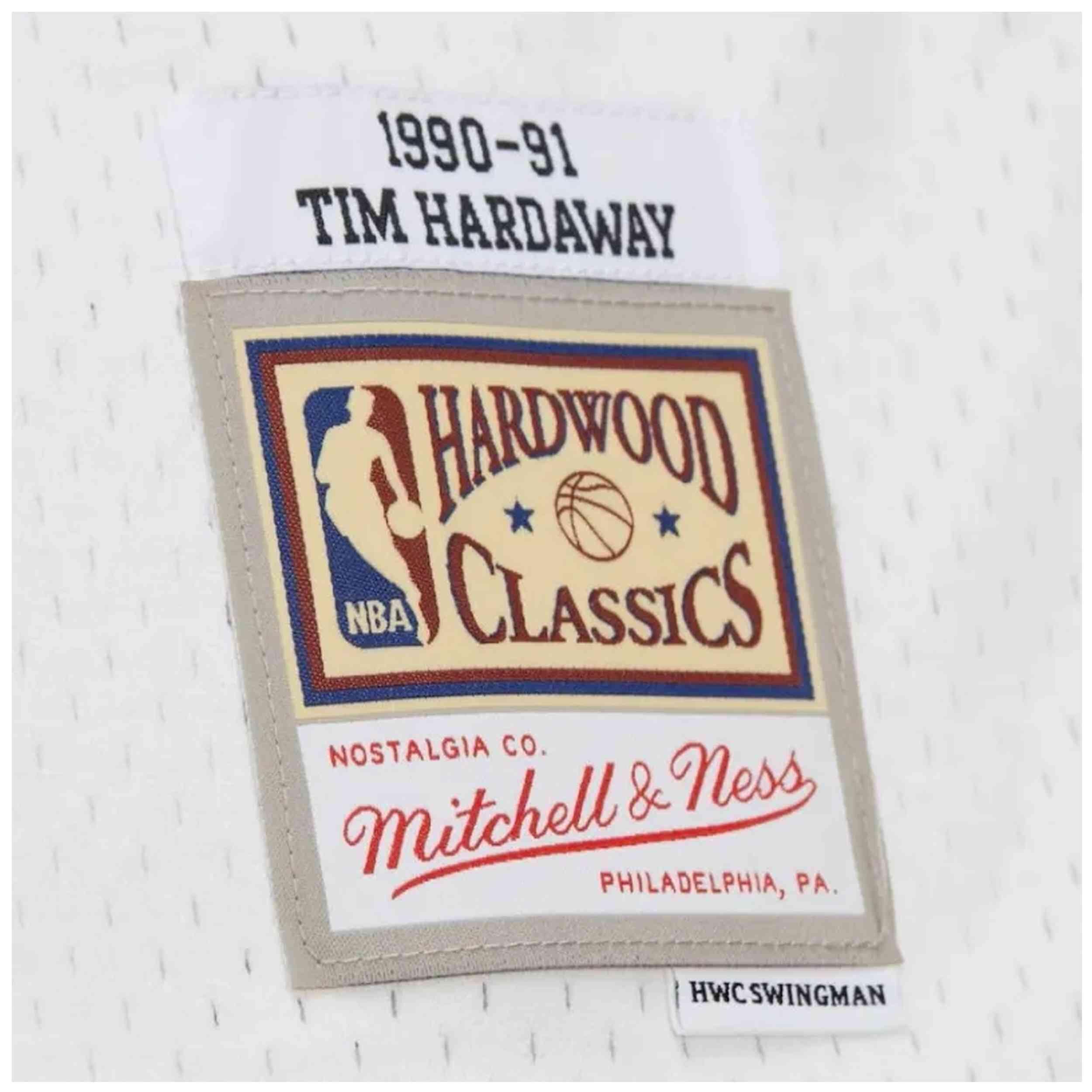 Maillot de basket Mitchell & ness modèle JY10739-GSWWHIT pour unisexe 2/3