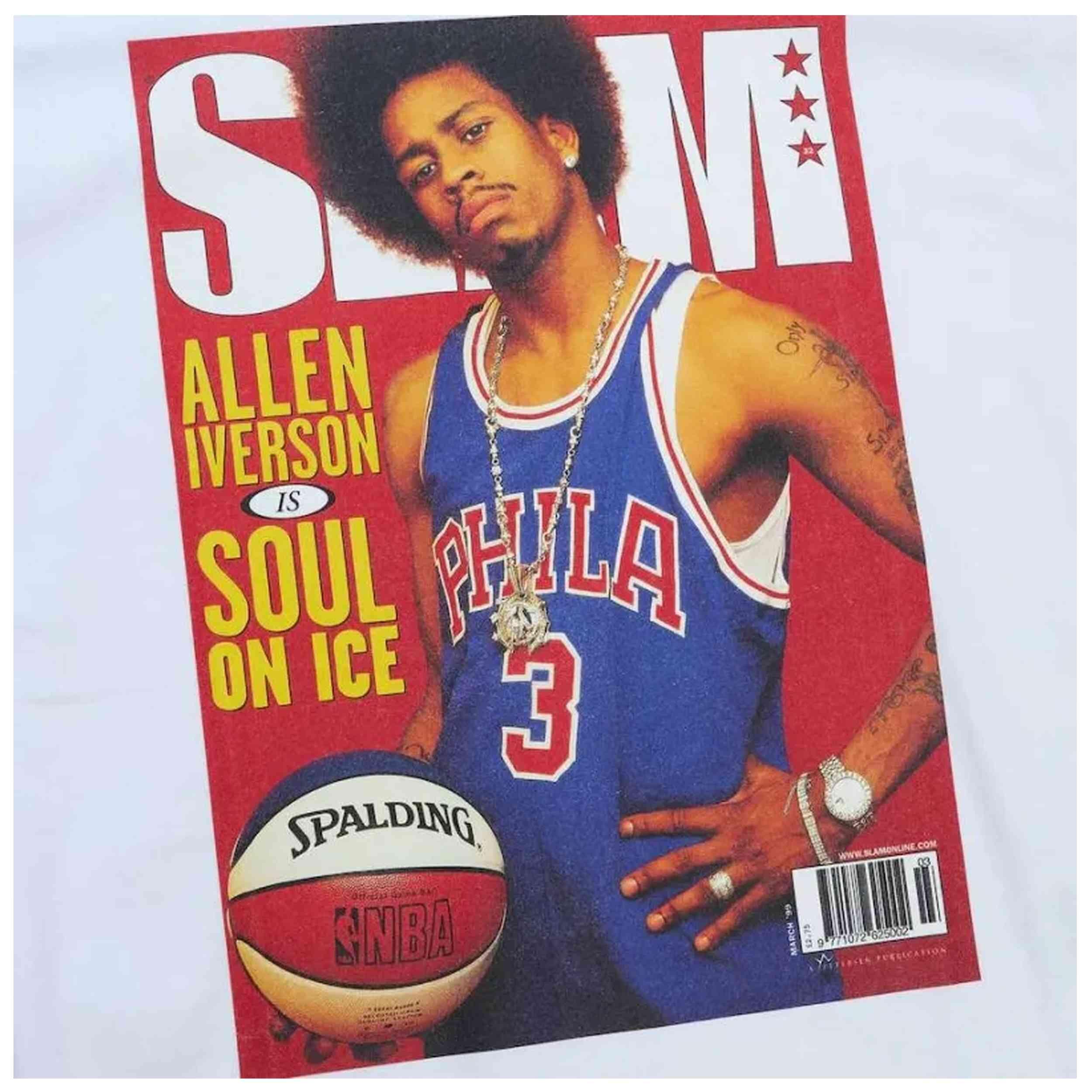 Maglia a maniche corte Mitchell & ness modello BMTRINTL1059-P76WHITAI per uomini 2/2