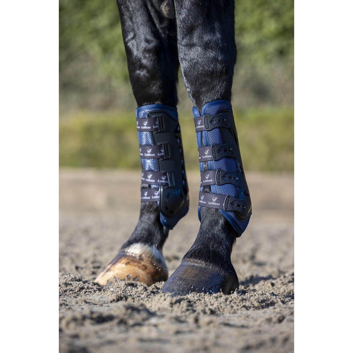 Lemieux Ultra Mesh Snug Boots Peesbeschermers Blauw - 6/7
