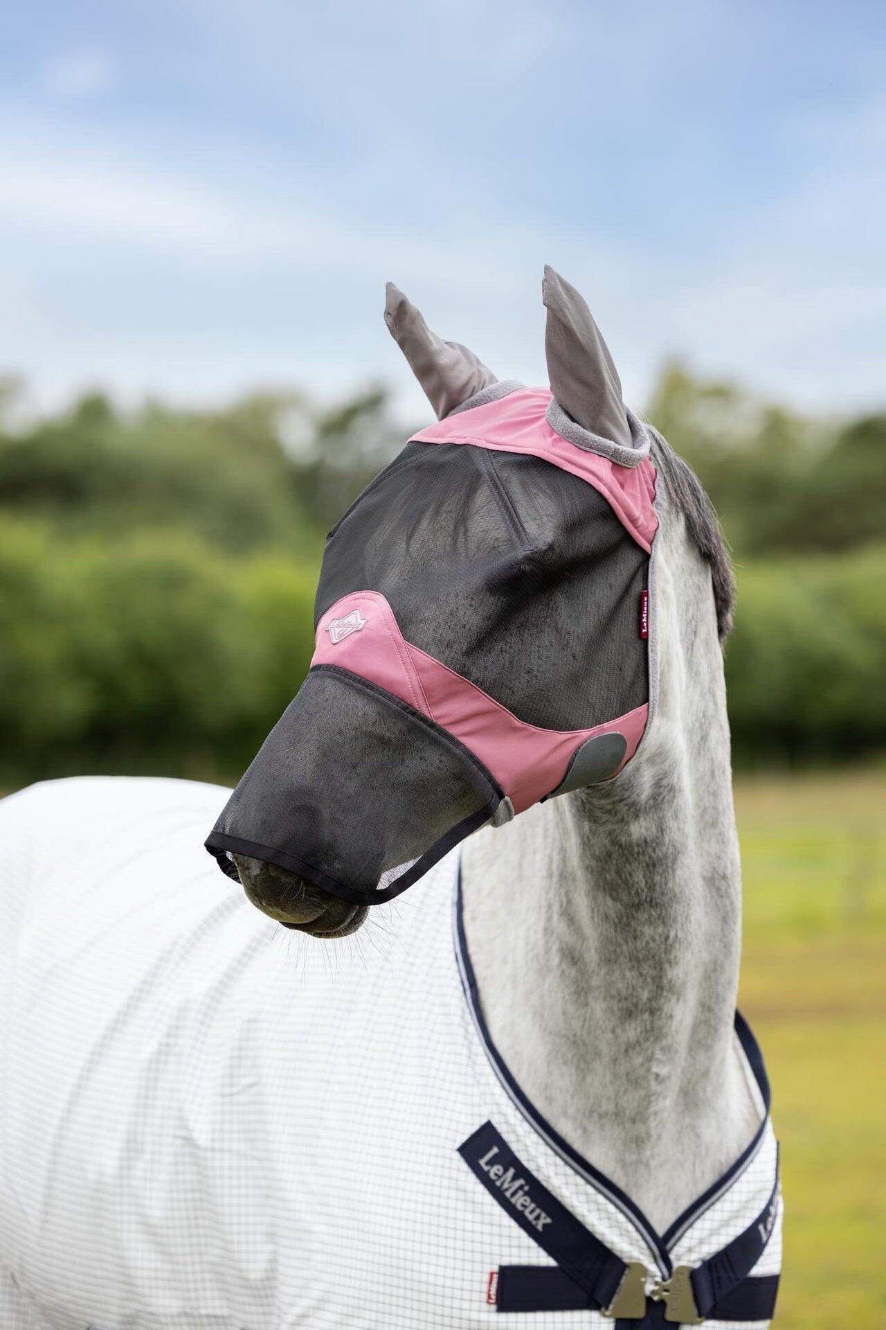 Masque anti-mouches pour cheval LeMieux Visor-Tek Full 5/5