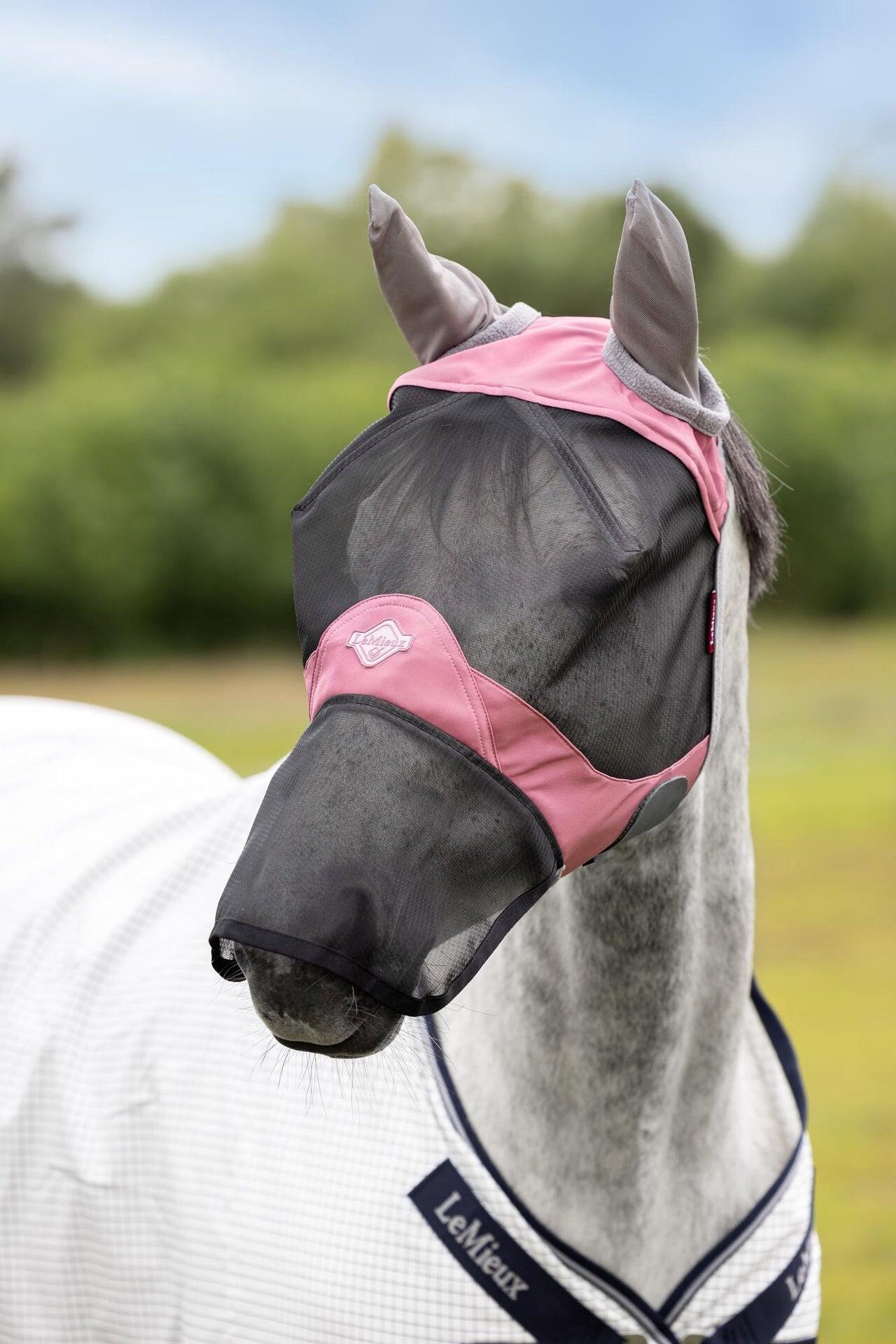 Masque anti-mouches pour cheval LeMieux Visor-Tek Full 4/5