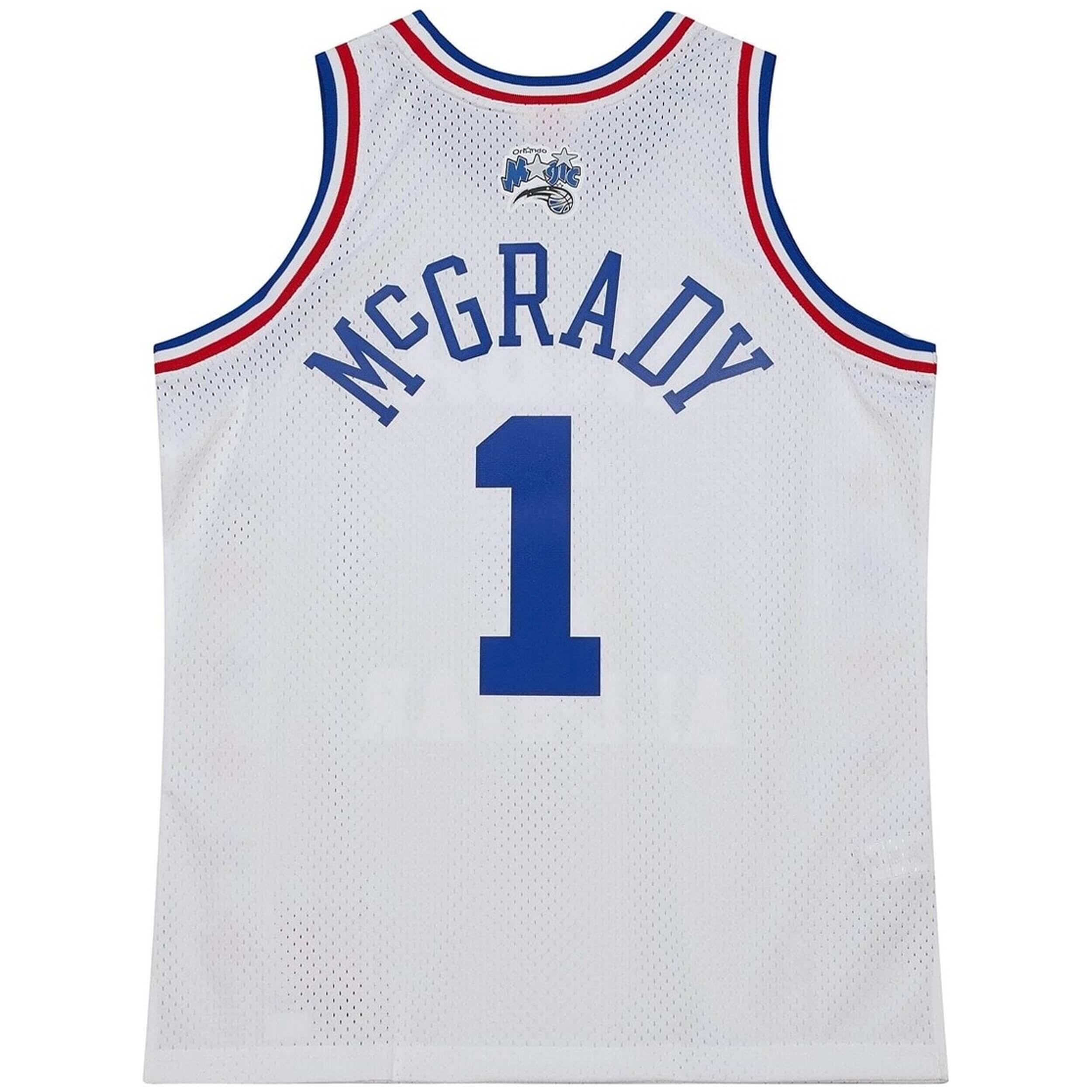 Maglia da basket Mitchell & ness modello SMJY5294-ASE03TMCWHIT per uomini 2/3