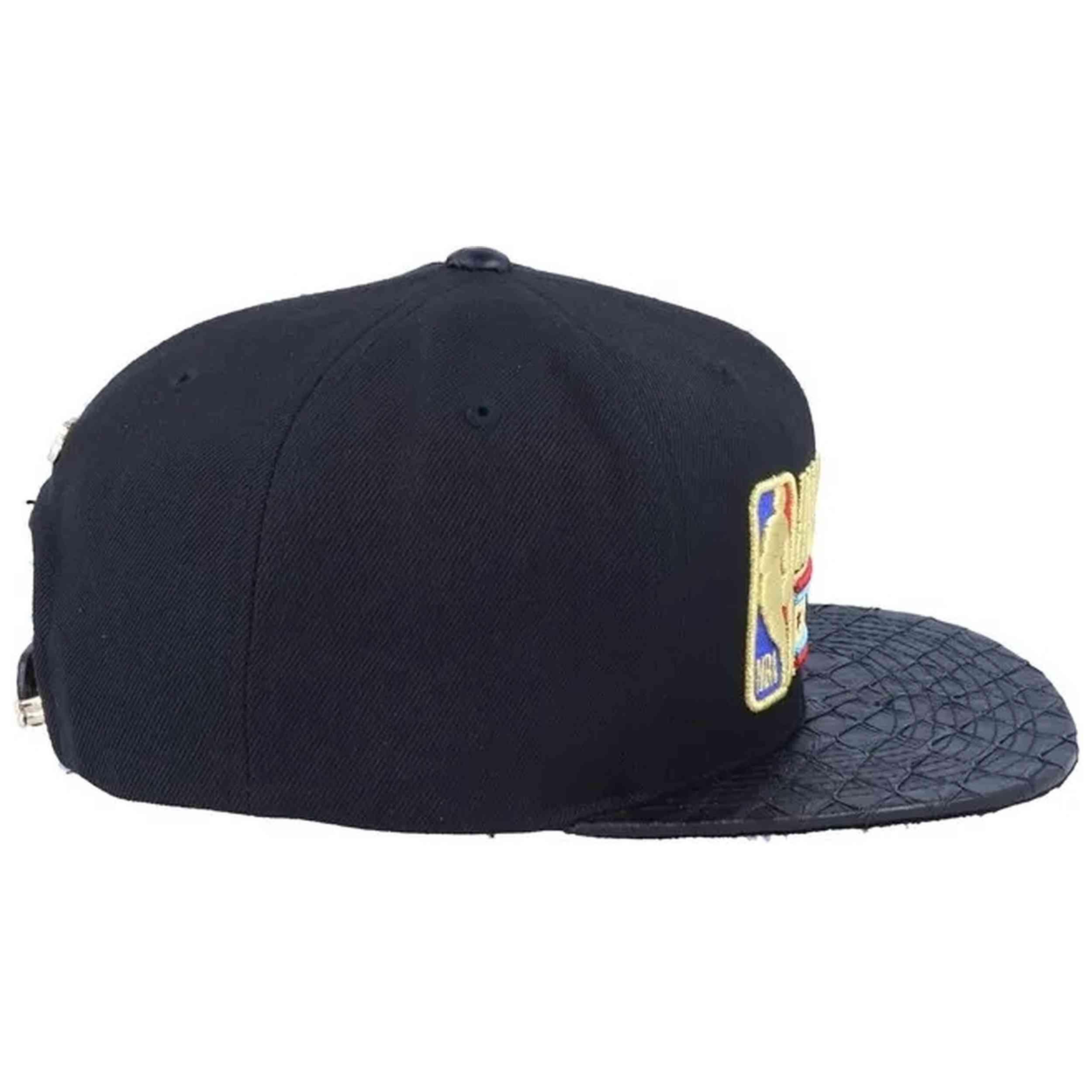 Sweat à capuche Mitchell & ness modèle 6HSSJS19063-ASGBLCK-OS pour homme 3/5