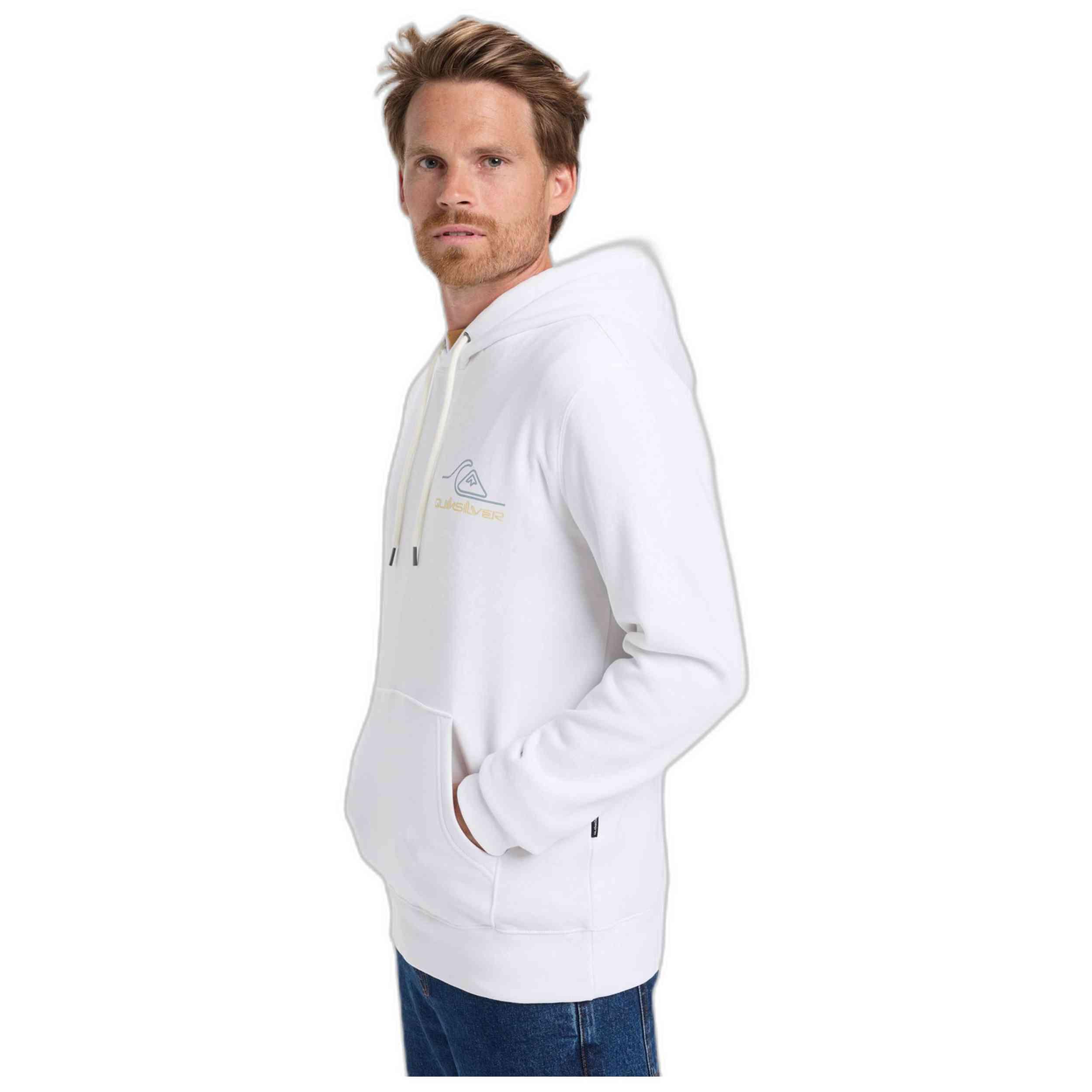 Felpa con cappuccio Quiksilver modello EQYFT05168-WBB0 per uomini 2/5