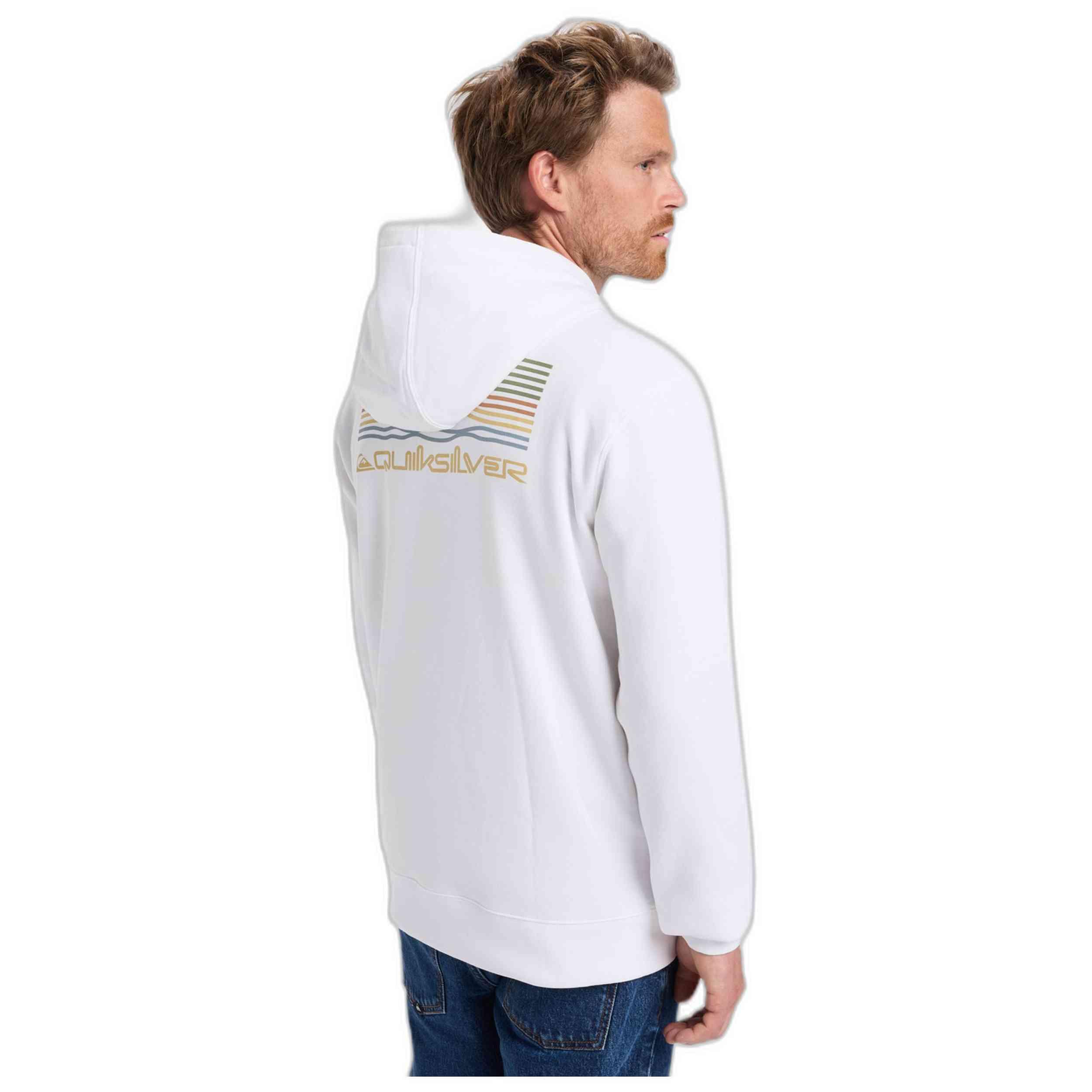 Felpa con cappuccio Quiksilver modello EQYFT05168-WBB0 per uomini 5/5