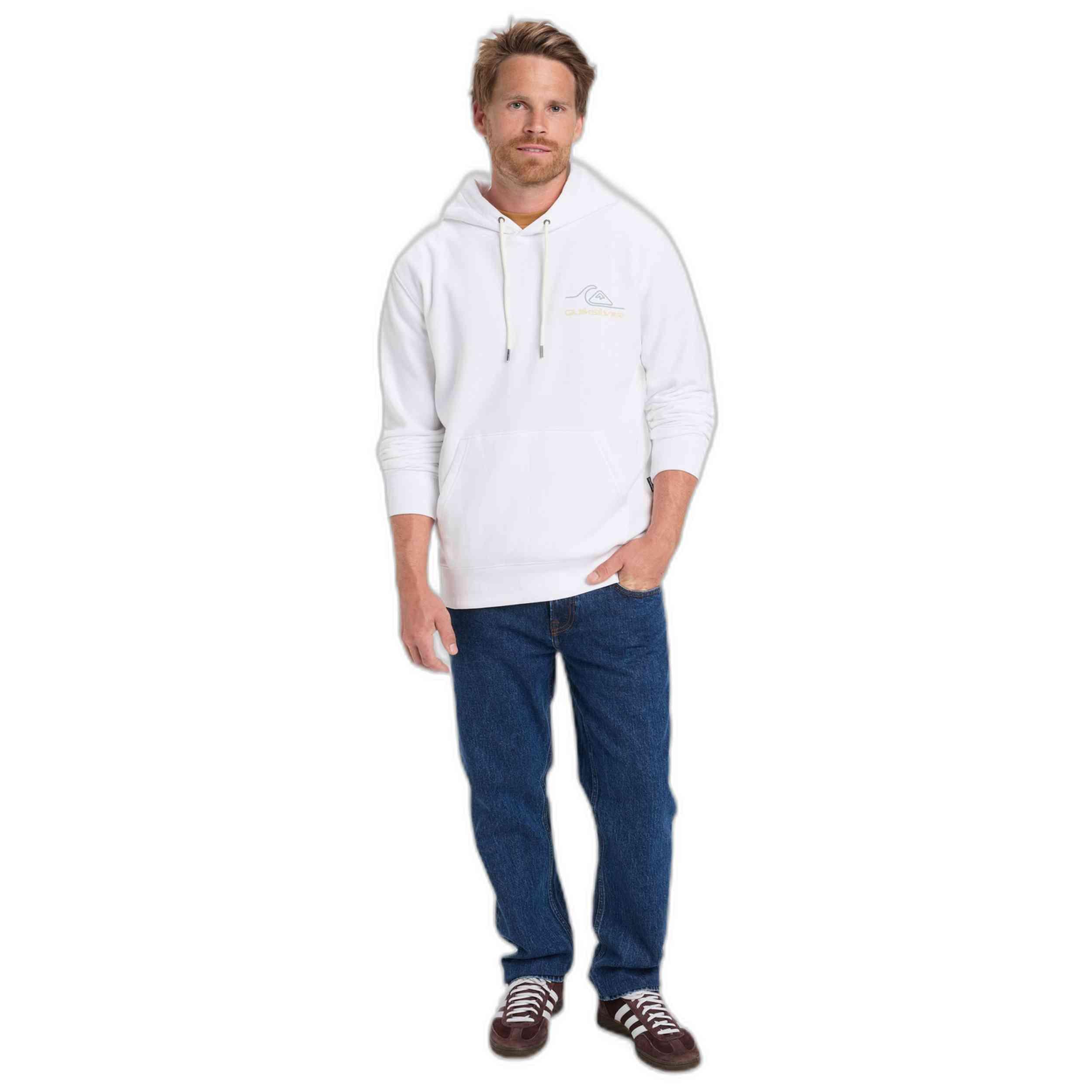 Felpa con cappuccio Quiksilver modello EQYFT05168-WBB0 per uomini 4/5