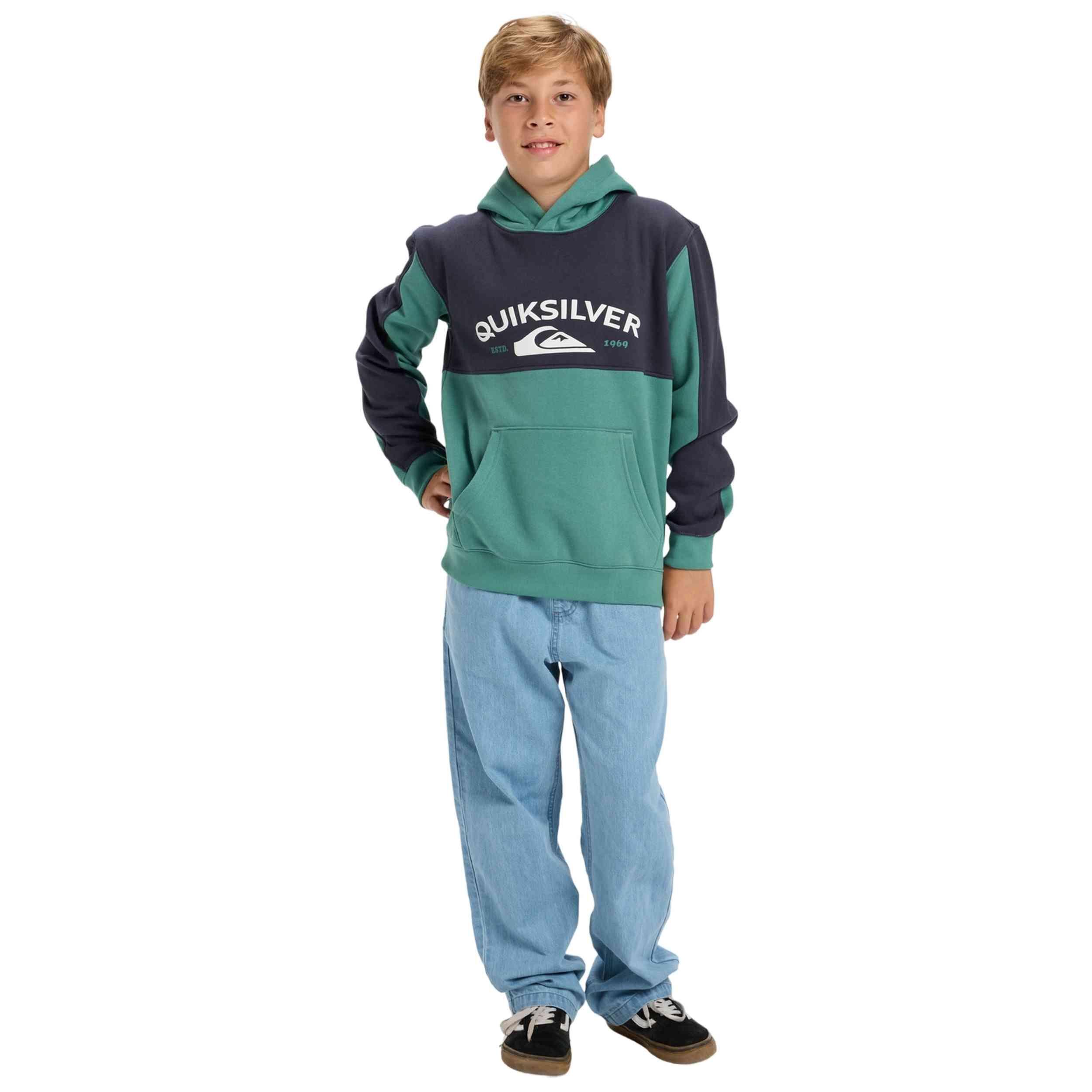 Sudadera con capucha Quiksilver modelo EQBFT03948-GMW0 para niños 4/5