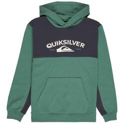 Sweat à capuche Quiksilver modèle EQBFT03948-GMW0 pour enfants